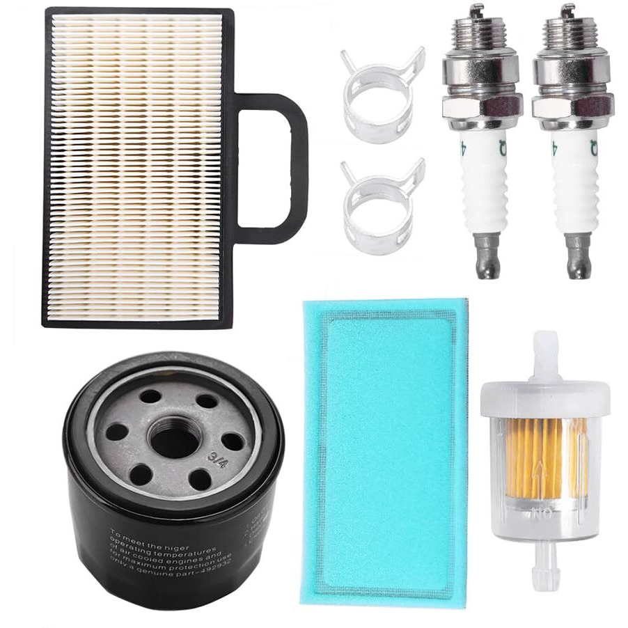 Syowada 499486 Air Filter 492932 Oil Filter Replacement For John Deere L120 L111 La135 L118 D140, 499476S Air Filter 696854 Oil Filter Replacement For Bs 40G777 40H777 401577 403677 Engine