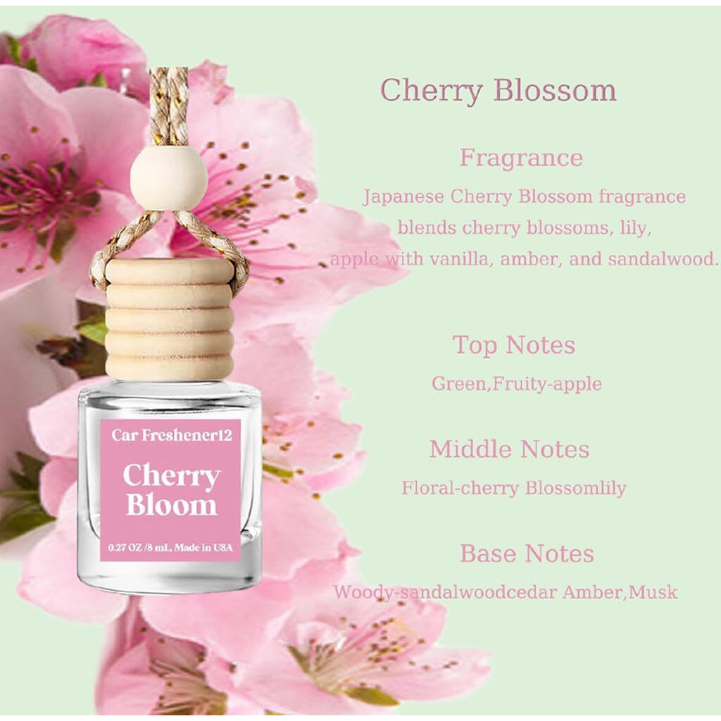 Hanging Air Freshener Diffuser, 60-Day Long Lasting Essential Oil Diffuser For Car - Natural Odor Eliminator & Stress Relief, Aromatherapy Diffuser For Car Interior