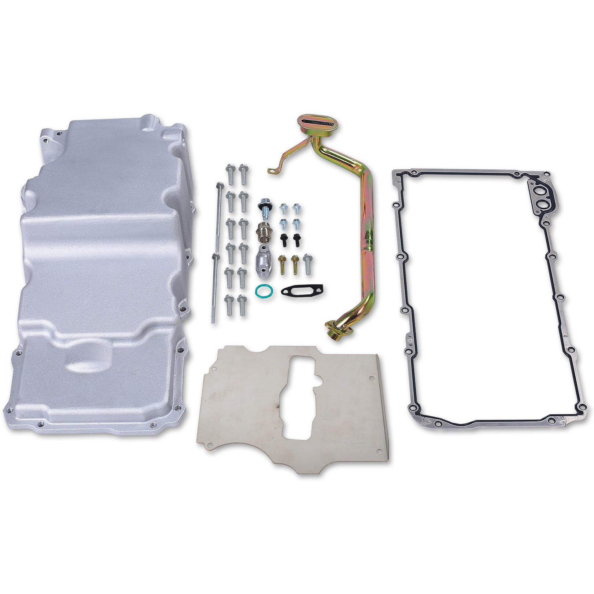 Jghyperx 302-2 81073 Ls Swap Retrofit Engine Oil Pan Kit Aluminum Compatible With Chevy Ventura Omega Camaro Nova F-Body G-Body 1964-1992 Ls1 Ls2 Ls3 Ls6 5.3L 5.7L 6.0L 6.5L V8 Engines