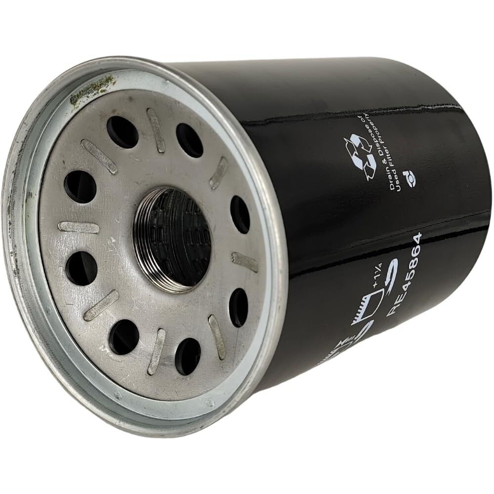 Xyzil Re45864 Transmission Hydraulic Oil Filter Compatible With John Deere 3025D 3035D 3043D 5038D 4044M 4044R 4049M 4049R 4052M 4052R 4066M 4066R 3036E 5045D 5055E 5075E 5042D P165877 51746