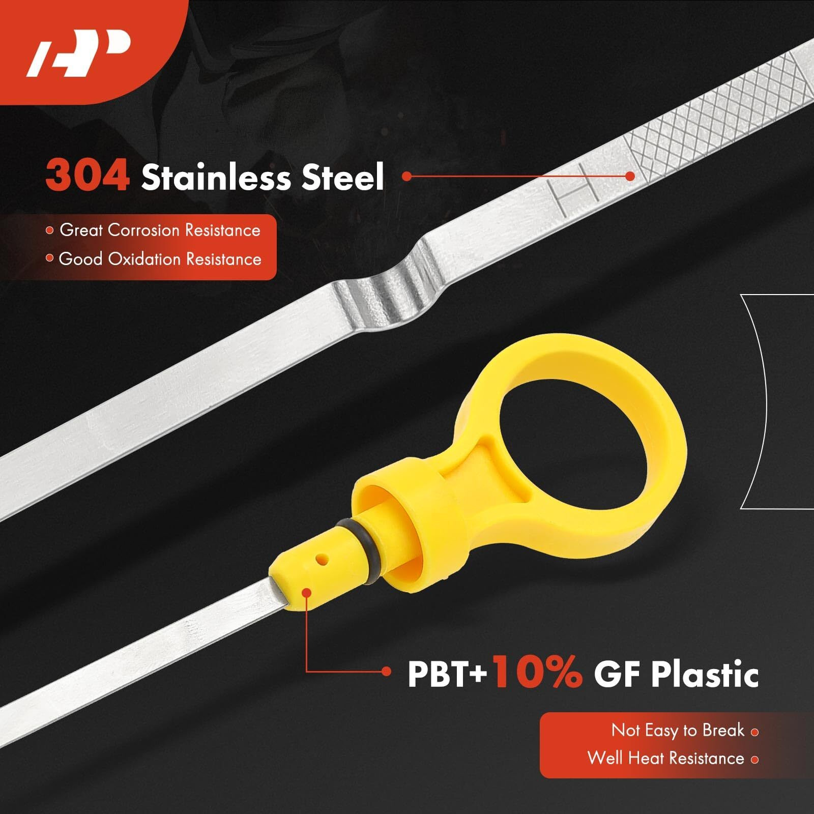 A-Premium 1.8L 4 Cyl Engine Oil Dipstick Compatible With Nissan Sentra 2000 2001 2002 2003 2004 2005 2006, Engine Oil Measuring Rod Dip Stick