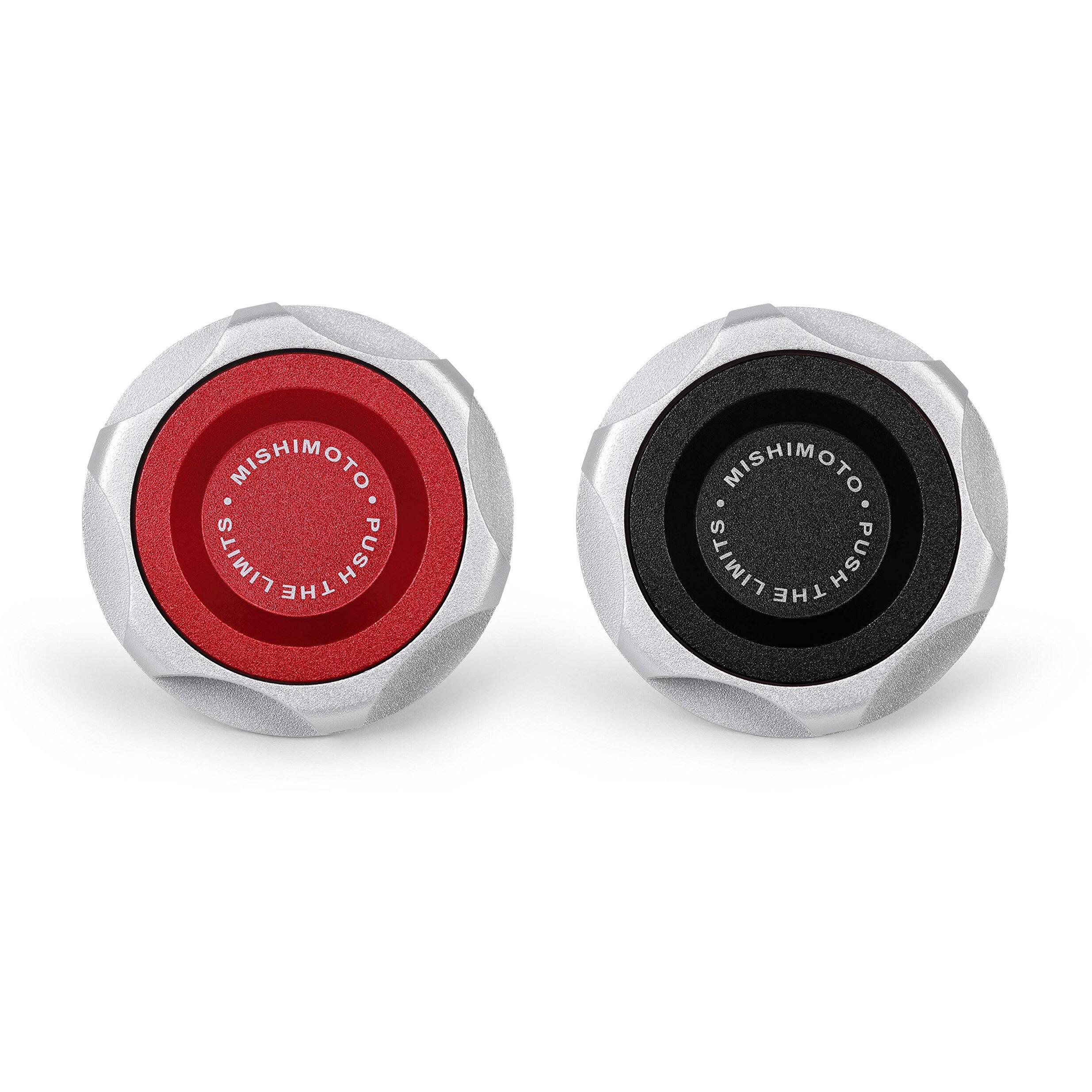Mishimoto Mmofc-Mus4-15Mrd Oil Filler Cap Compatible With Ford Mustang Ecoboost 2015-2023 Red