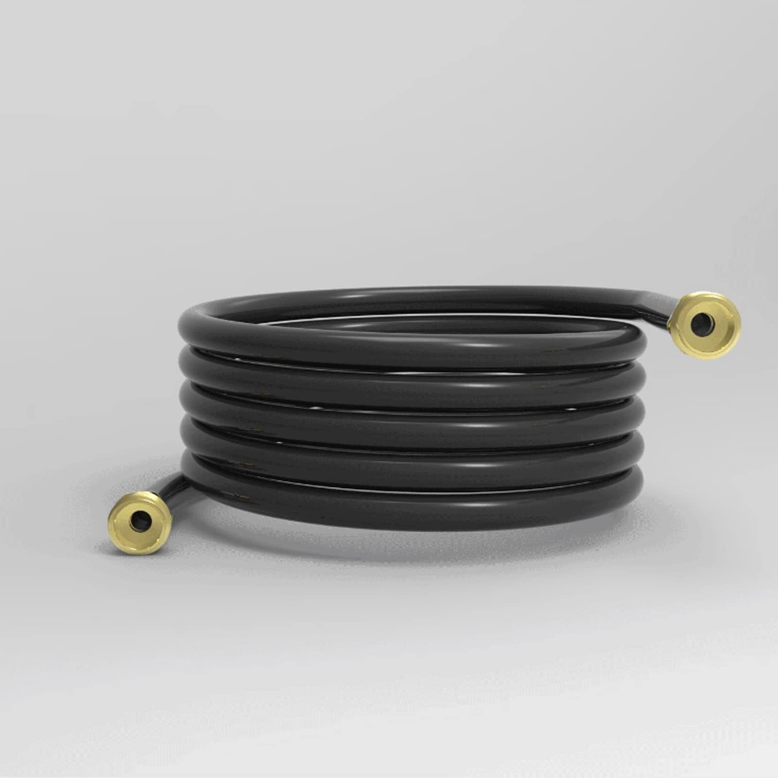 Superfastracing 1"" X 20' Fuel Transfer Hose Fluid Oil Pump/Tank Tube Hose Black