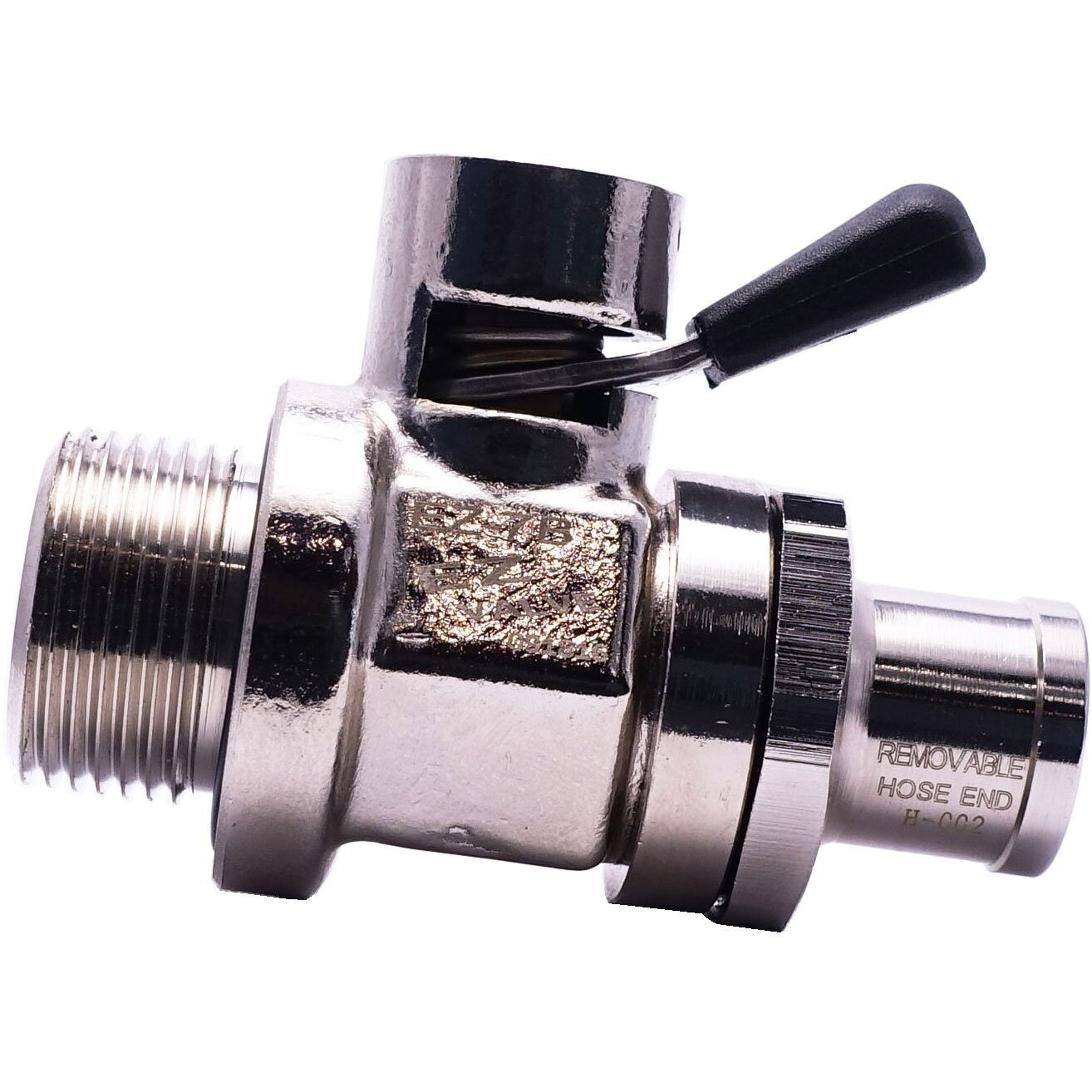 Ez-7B(22Mm-1.5) Ez Oil Drain Valve With Removable Straight Hose End(H-002) Combo