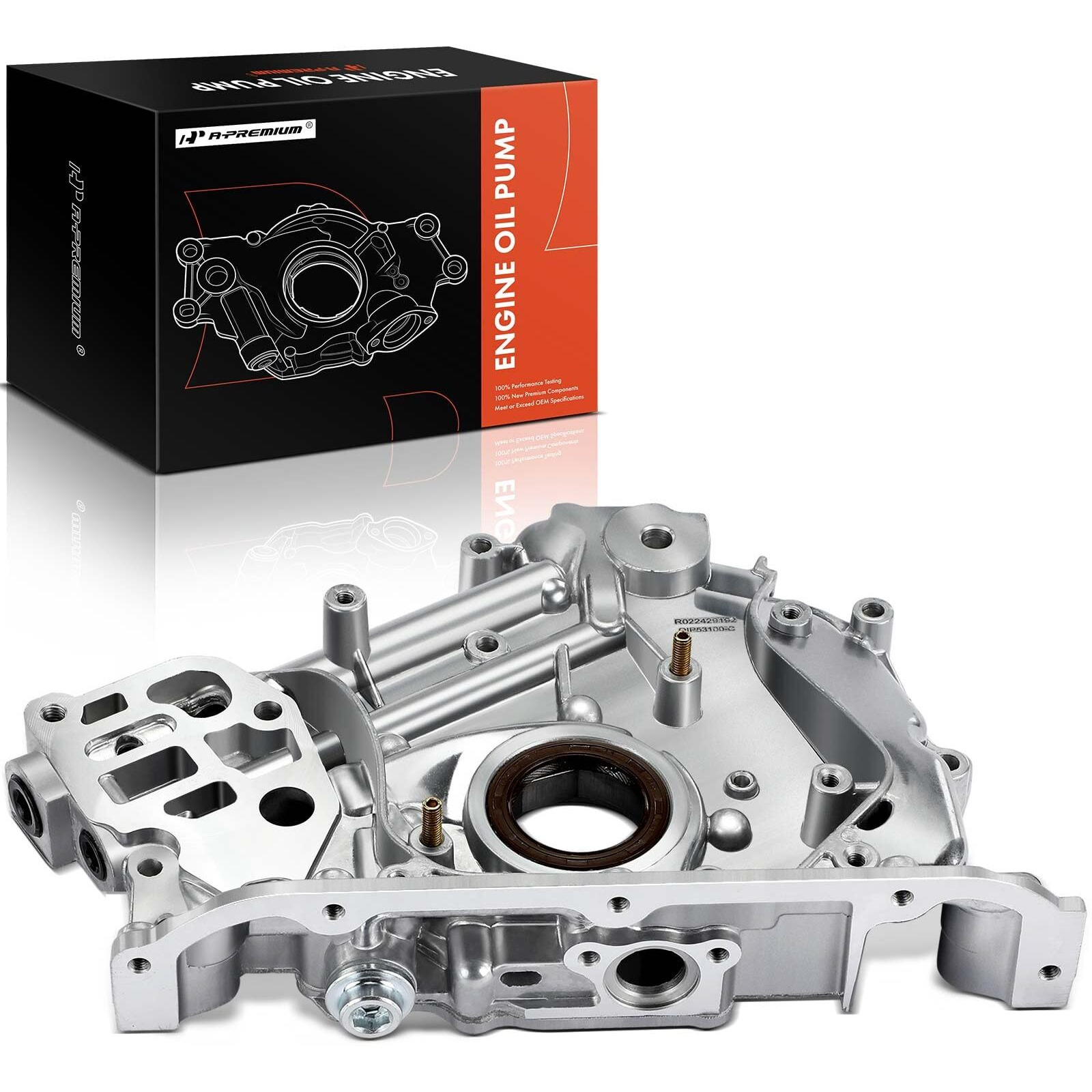 A-Premium Engine Oil Pump [3.5L 3.7L] Compatible With Honda Accord 2008-2012, Accord Crosstour, Pilot, Odyssey, Ridgeline, Crosstour & Acura Mdx, Rdx, Tsx, Tl, Zdx, Rl, With Gasket