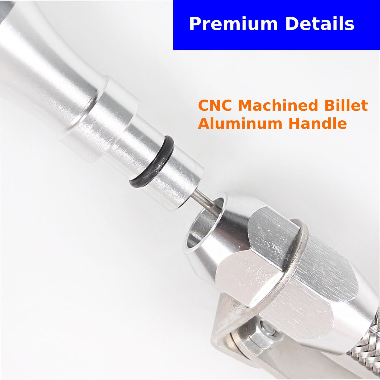 Big Block Chevy Flexible Stainless Steel Engine Oil Dipstick For 1965-91 Bbc 396 427 454 496 502