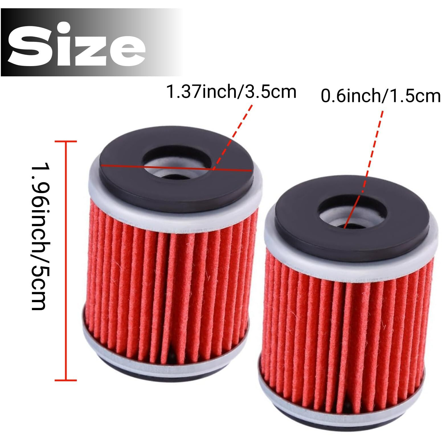 Haokixin 12 Pcs Oil Filter Fits For Yamaha Yz250 Yz250F Yz450F Yfz450 Yfz450X Yfz450R Yfz450W Wr250F Wr450F Wr250X Yfm250R Xt250, Ybr250, Raptor 250