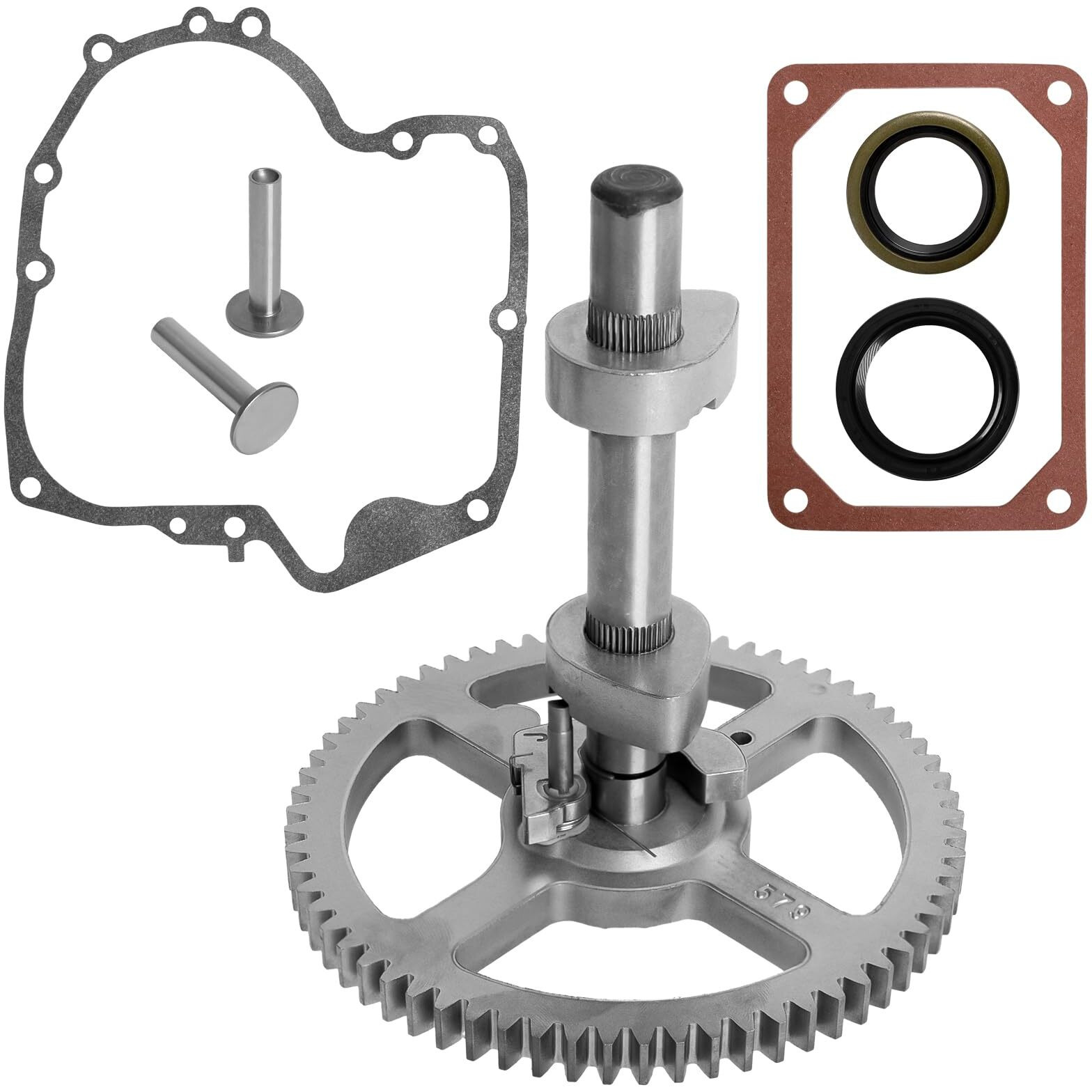 Bularie Camshaft Rebuild Kit 84005207 793880 Compatible With B&S 215702 215705 Craftsman Jd Troybuilt Hu Sqvarna Engine - Replace Camshaft Kit 97110 272475 Gasket And 795387 Oil Seal