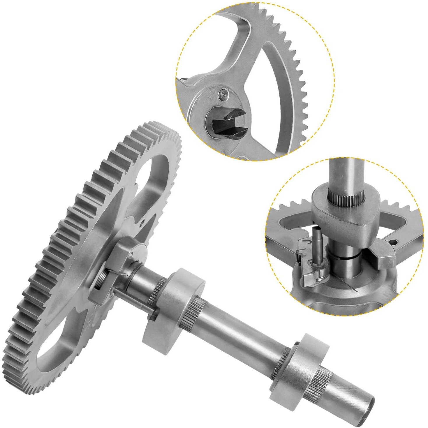Bularie Camshaft Rebuild Kit 84005207 793880 Compatible With B&S 215702 215705 Craftsman Jd Troybuilt Hu Sqvarna Engine - Replace Camshaft Kit 97110 272475 Gasket And 795387 Oil Seal