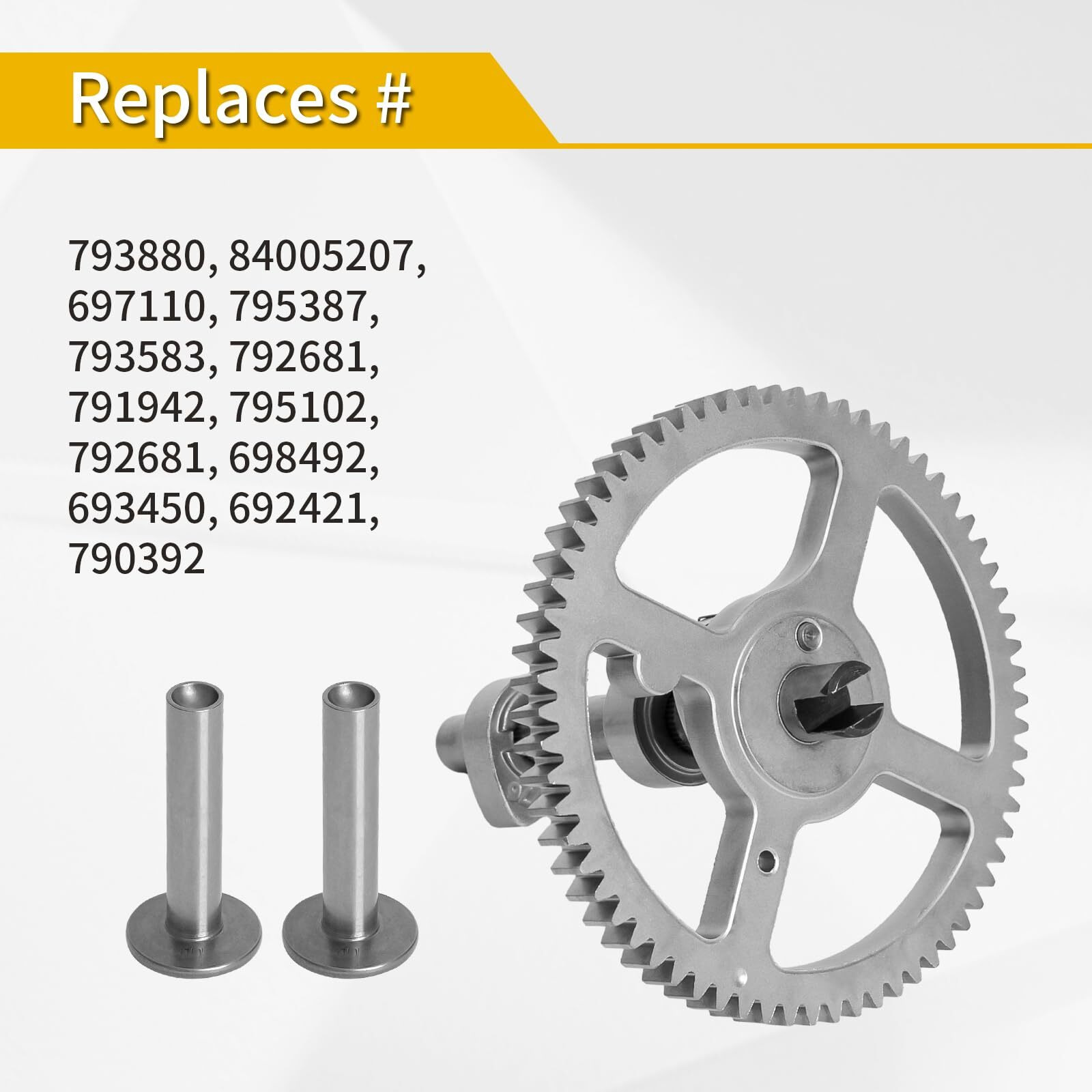 Bularie Camshaft Rebuild Kit 84005207 793880 Compatible With B&S 215702 215705 Craftsman Jd Troybuilt Hu Sqvarna Engine - Replace Camshaft Kit 97110 272475 Gasket And 795387 Oil Seal