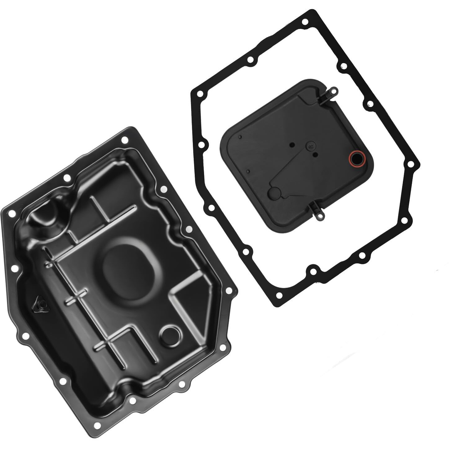 Transmission Oil Pan Kit With Transmission Filter And Gasket Fit For Dodge Dakota Durango Challenger Charger Magnum & Fit For Jeep Liberty Wrangler 42Rle Transmission Replaces 52852912Ac 265-818