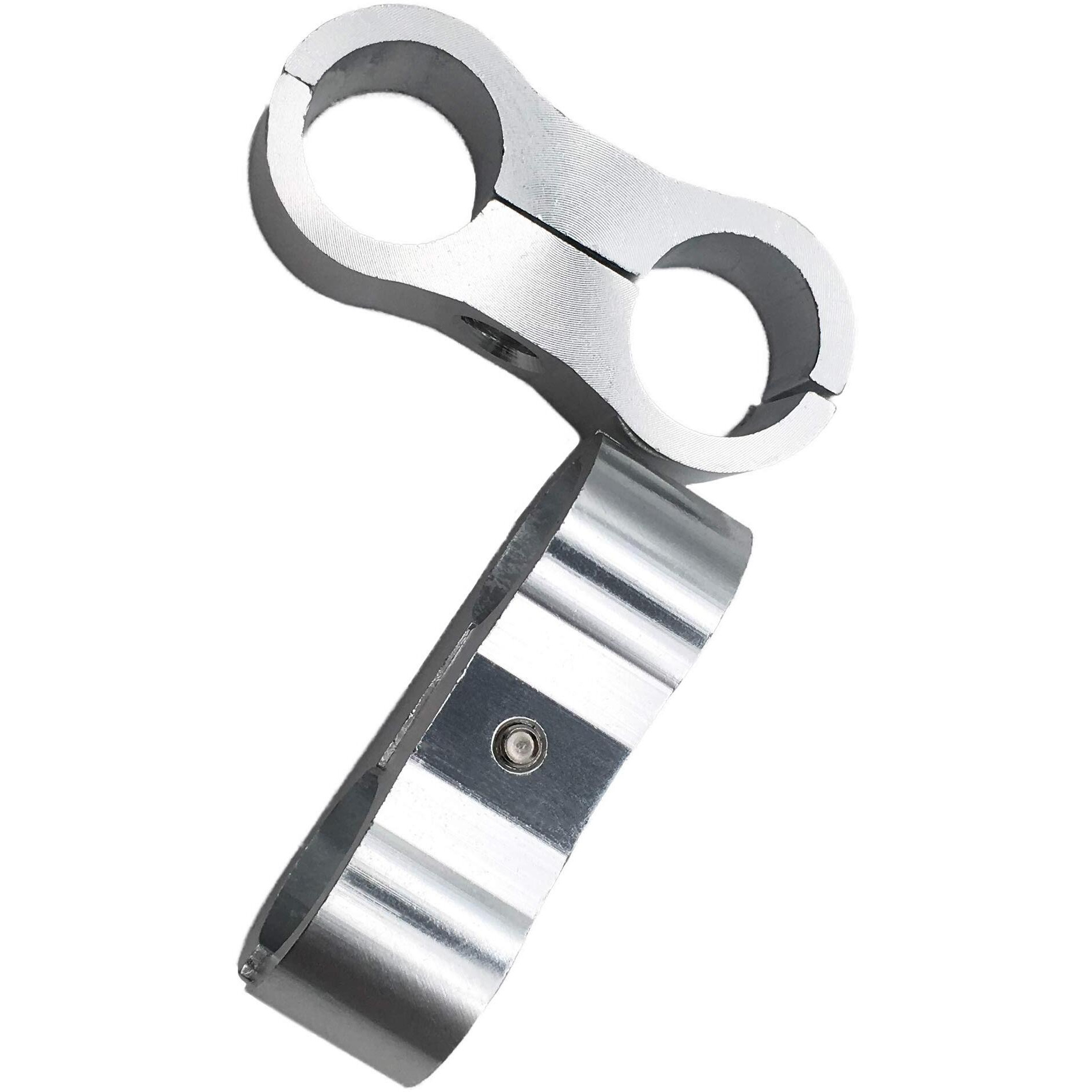3An Nylon/Steel Braided Billet Aluminum Hose Turbo Separator 3/8 Inch Id Clamp Pliers Tools 9.5Mm Id Silver Dual Oil Fuel Water Line Adapter Fitting, Pack Of 2