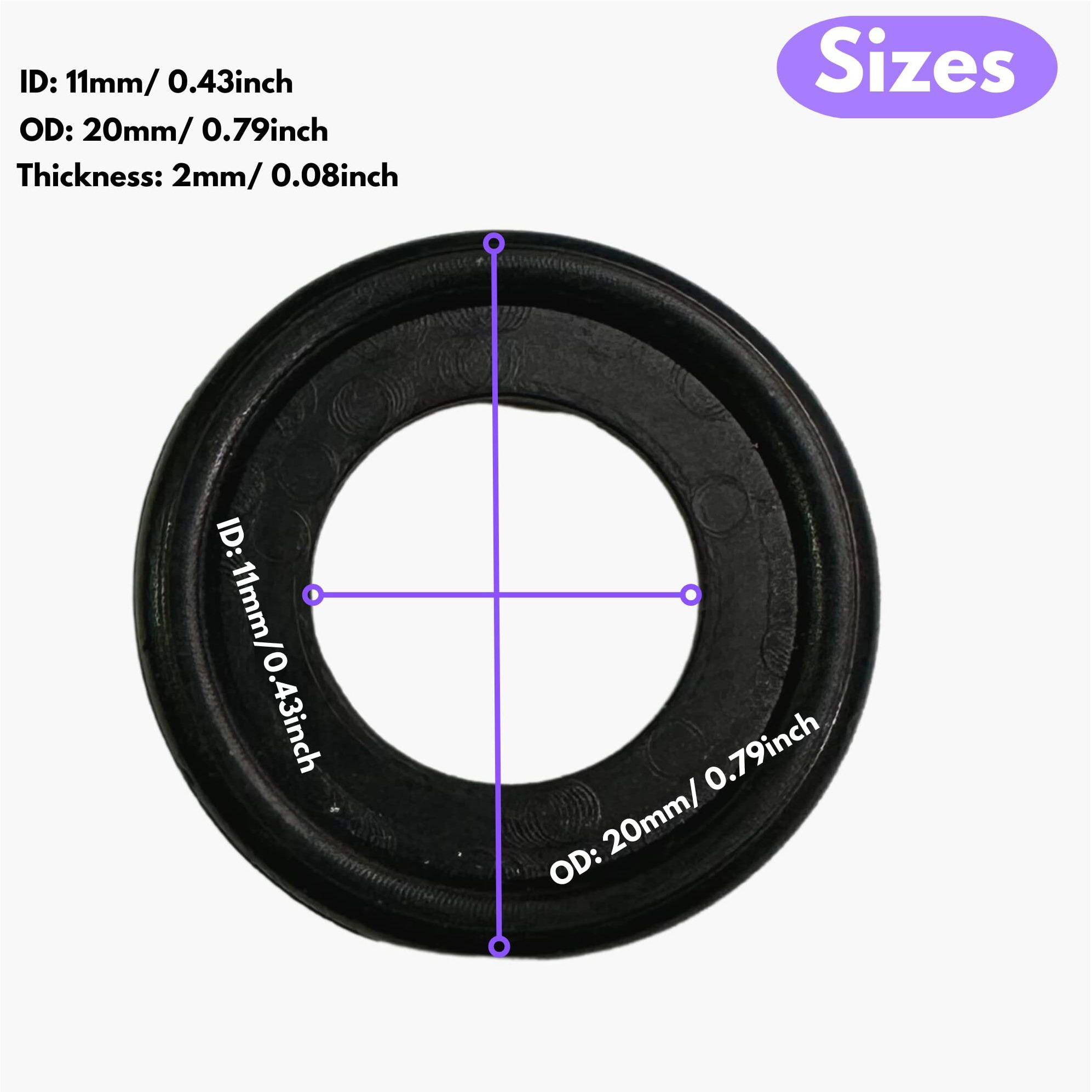 50Pcs Rubber Oil Drain Plug Gasket Replacement For Gmc Buick Cadillac Chevrolet Oil Crush Washer 12616850 (M12-Gmc)