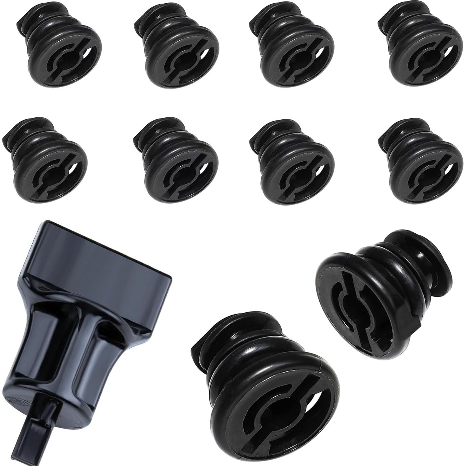 10 Pack Oil Drain Plug (06L103801) With Oil Drain Plug Removal Tool,No Leak Replacement For Vw Audi 1.8L 2.0L Tsi,Compatible With Golf Gti Passat Tiguan, A3 A4 A5 Q5 Q7