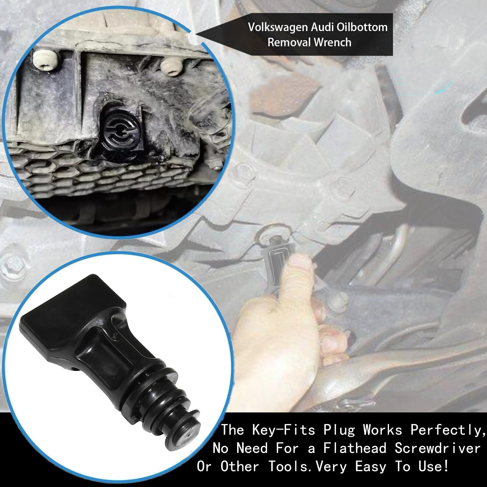 10 Pack Oil Drain Plug (06L103801) With Oil Drain Plug Removal Tool,No Leak Replacement For Vw Audi 1.8L 2.0L Tsi,Compatible With Golf Gti Passat Tiguan, A3 A4 A5 Q5 Q7