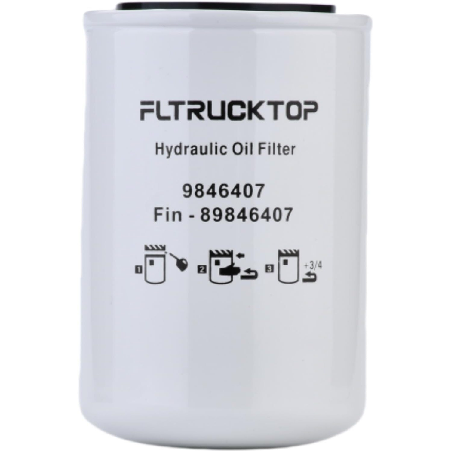 Fltrucktop 9846407 Hydraulic Oil Filter Fits For New Holland 3 Cyl Tractor 1715 1520 1320 And Ford 1320 1120 1715 1215 1510 1520 1620 1220 1710 Replace Bt8391 Sba340500610 Sba340500380
