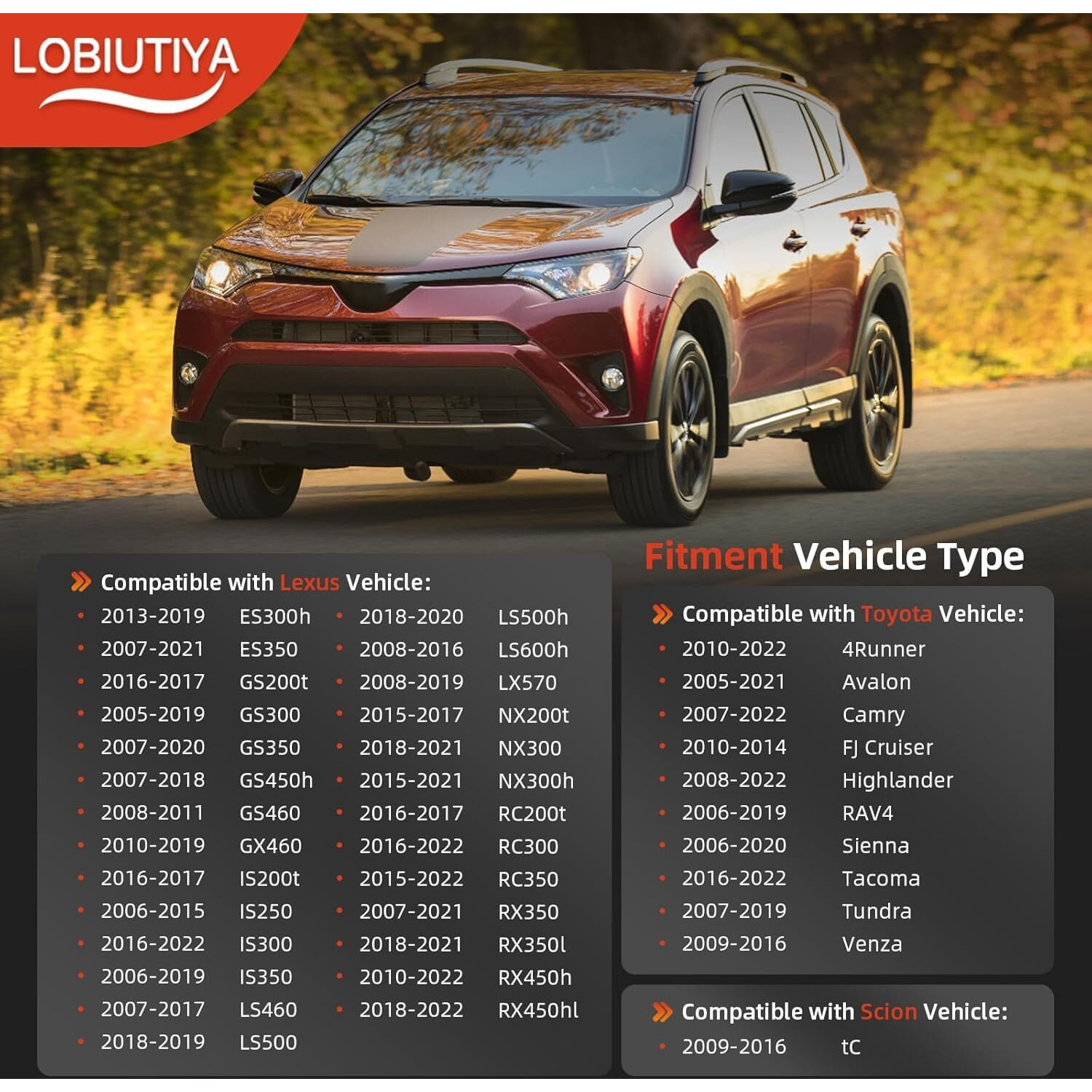 Lobiutiya Oil Change Kit 04152-Yzza1 Oil Filter+15620-31060 Filter Housing Cap+15643-31050 Cap Plug+Oil Filter Wrench+Crush Washer+90430-12031 Aluminum Oil Drain Plug Gaskets (10Pcs) For Toyota