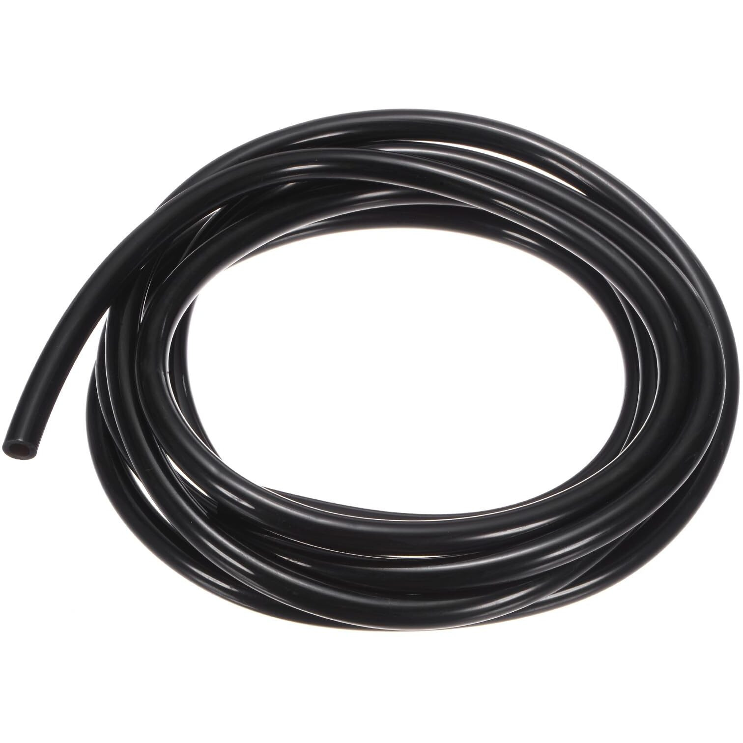 M Meterxity Tubing Carburetor Fuel Vent Line, 4Mm(0.16"") Id 6Mm(0.24"") Od 1.5M(5') Long Polyurethane Gas Oil Tube For Atv/Go Kart/Dirt Bike, Universal Petrol Pipe Replacement [Black]