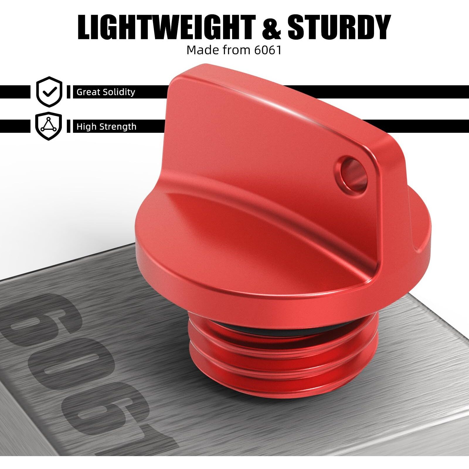Nicecnc Oil Filler Plug Cap M20 Red Compatible With Yamaha Yz 65 80 125/X 250/X Yz250F Yz450F Yz250/450Fx Wr250F Wr450F Wr250R Mt-09/Fz-09, Compatible With Ducati 848 1199 Panigale/S,See Fitment