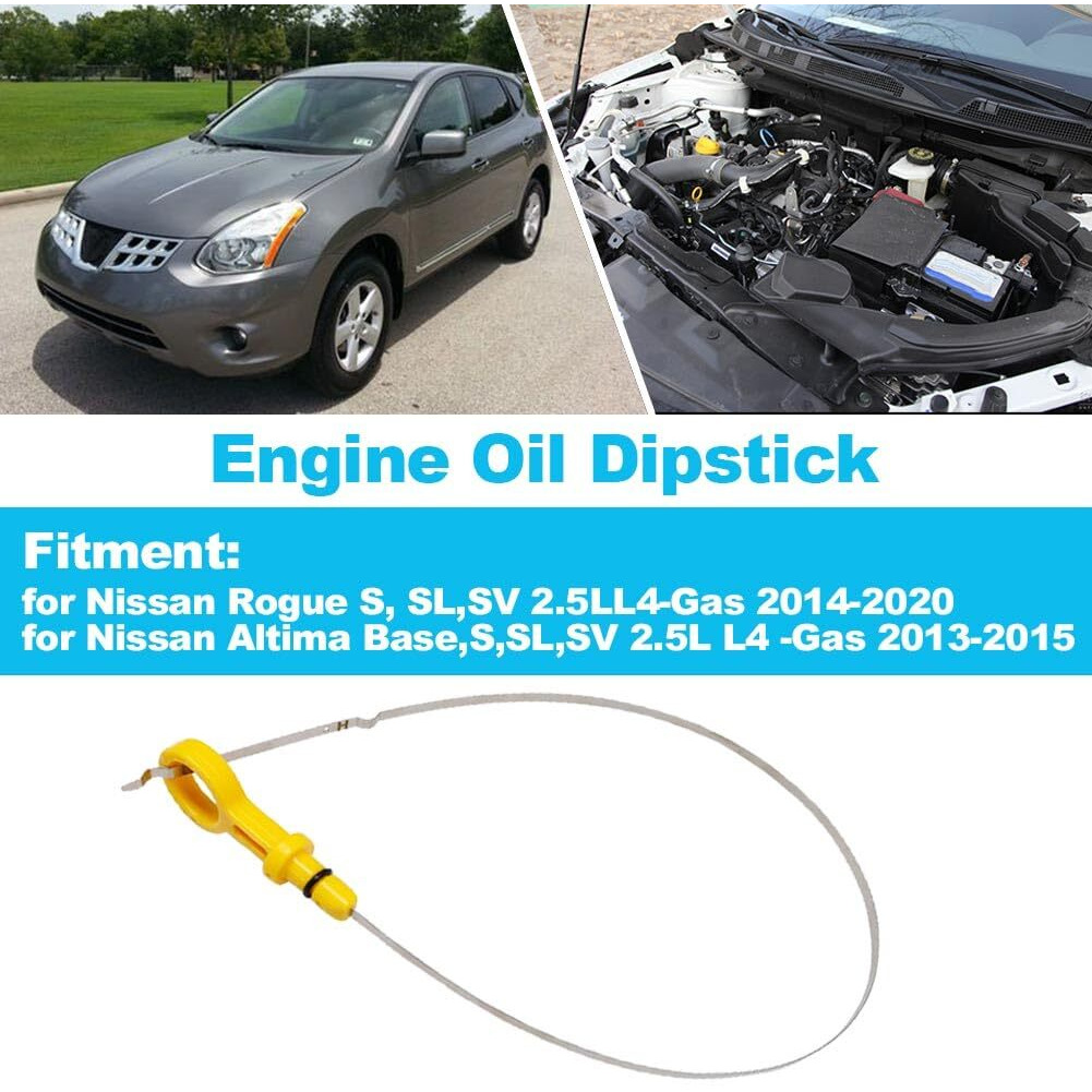 Cotonlake Engine Oil Dipstick Suitable For Nissan Rogue 2014-2020, For Nissan Altima 2013-2018, No.111403Ta0A,11140-3Ta0A Oil Level Indicator Assembly For Qr25De Engine