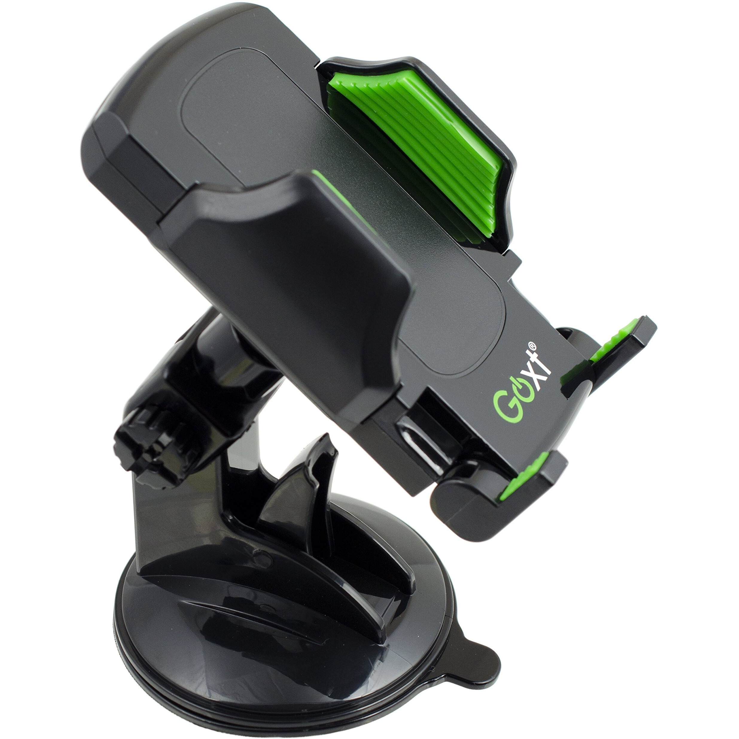 Custom Accessories Goxt 23524 Adjustable Suction Cup Mount Phone Holder, Black