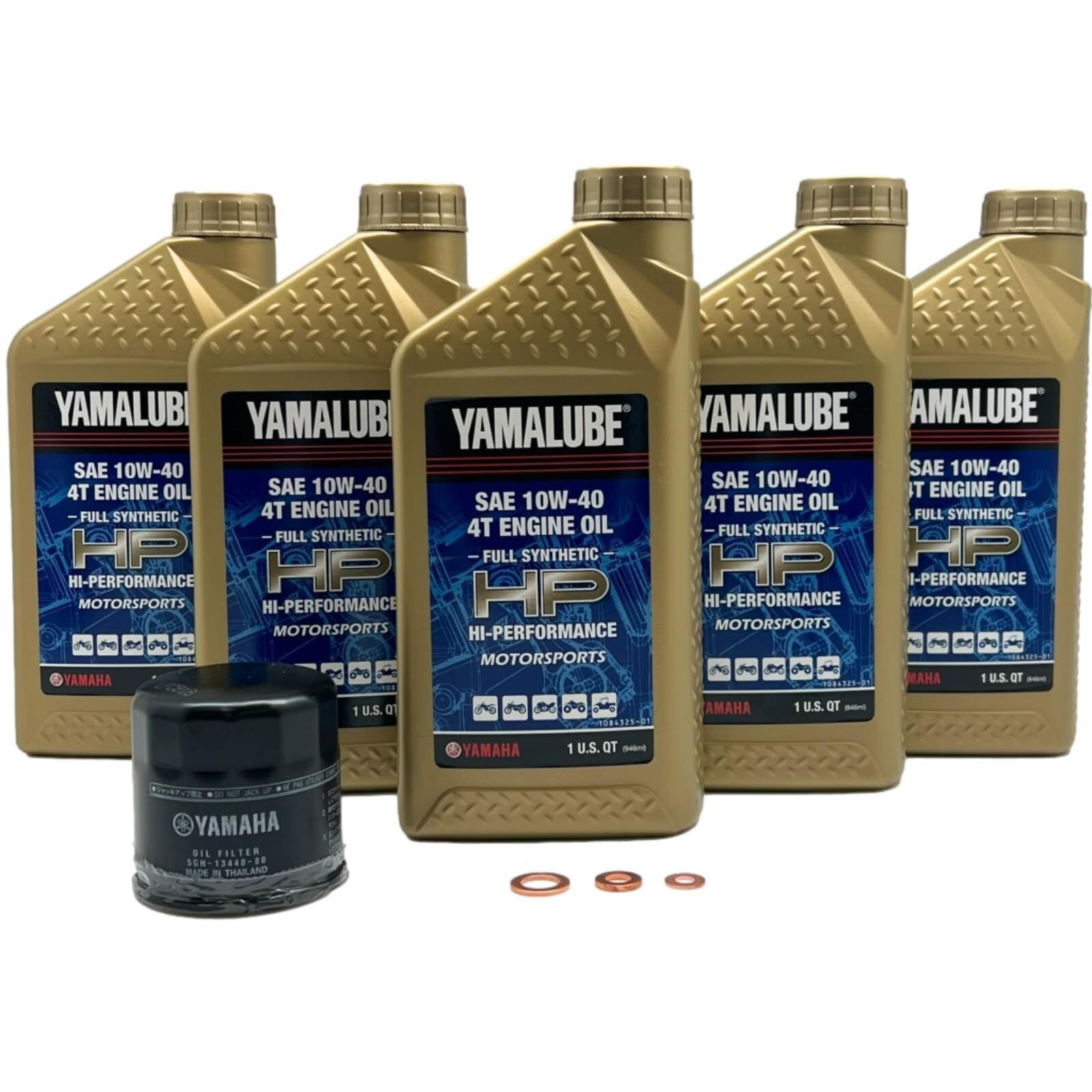 Yamalube 2016-2023 Yamaha Yxz1000R (All Models) Full Synthetic 10W-40 Oil Change Kit - Lub-Sxscg-Kt-11