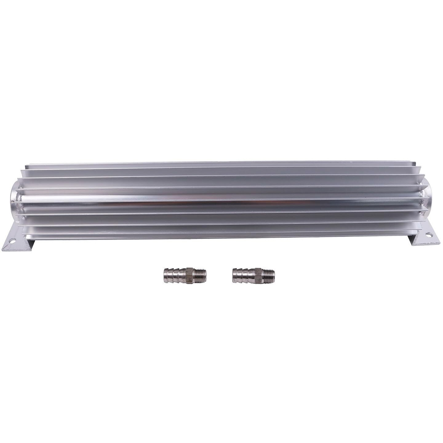 Aivwumot 15"" Finned Aluminum Dual Pass Transmission Trans Oil Cooler