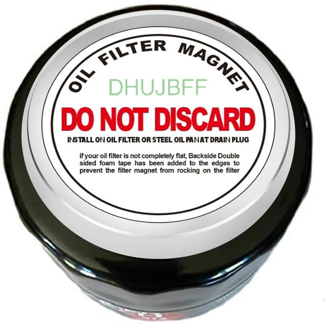 Dhujbff Universal Oil Filter Magnet Protect Our Performance Engine,Magnets Ring Oil Filter,Fit - Most Cars And Trucks 2Pcs