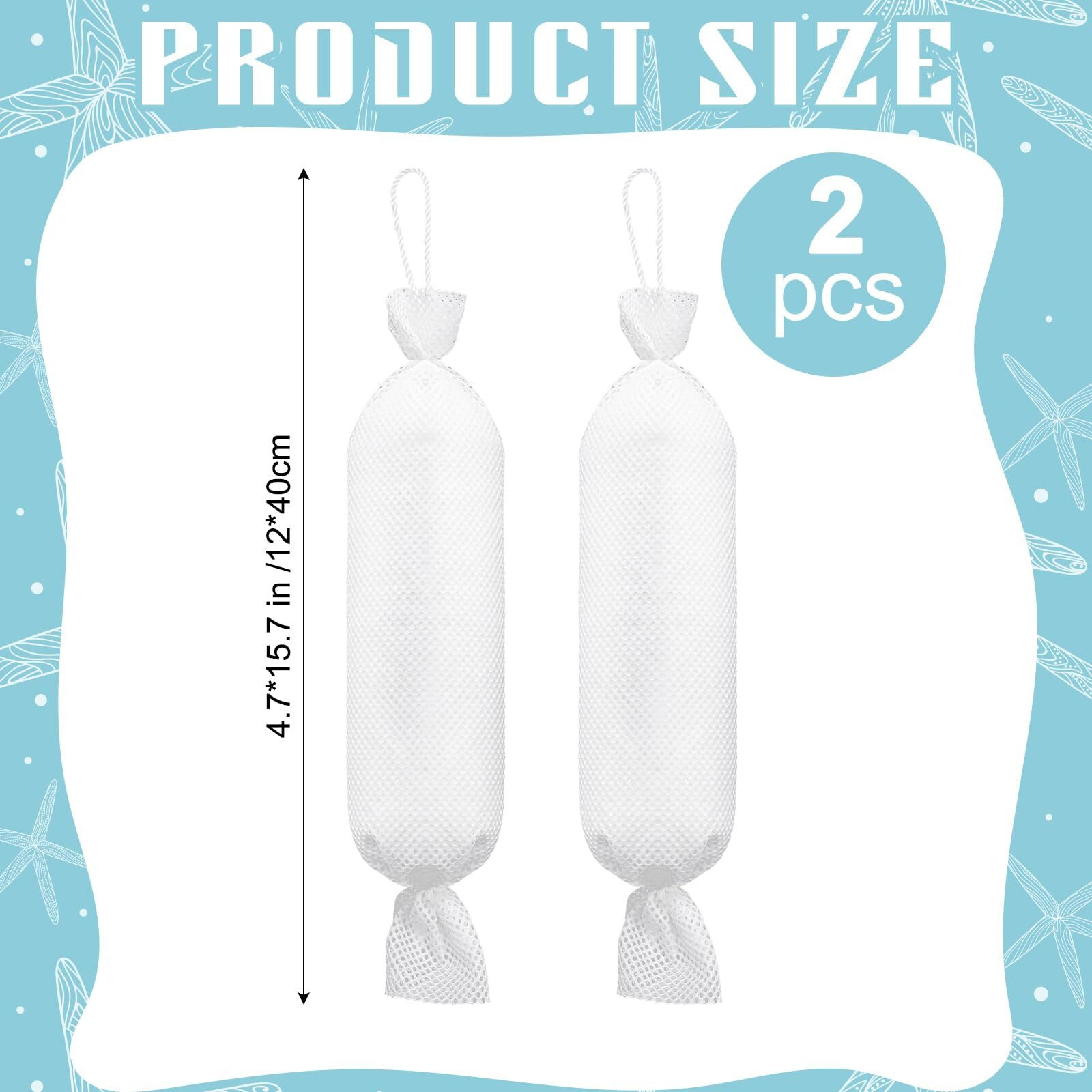 Threlaco 2 Pcs Bilge Socks 5    X 16    Oil-Only Absorbent Sock Bilge Cleaning System Oil-Only Absorbent And Bioremediation Absorb Socks Oil Dry Absorbent For Bilge, Sumps, Drains And Basins