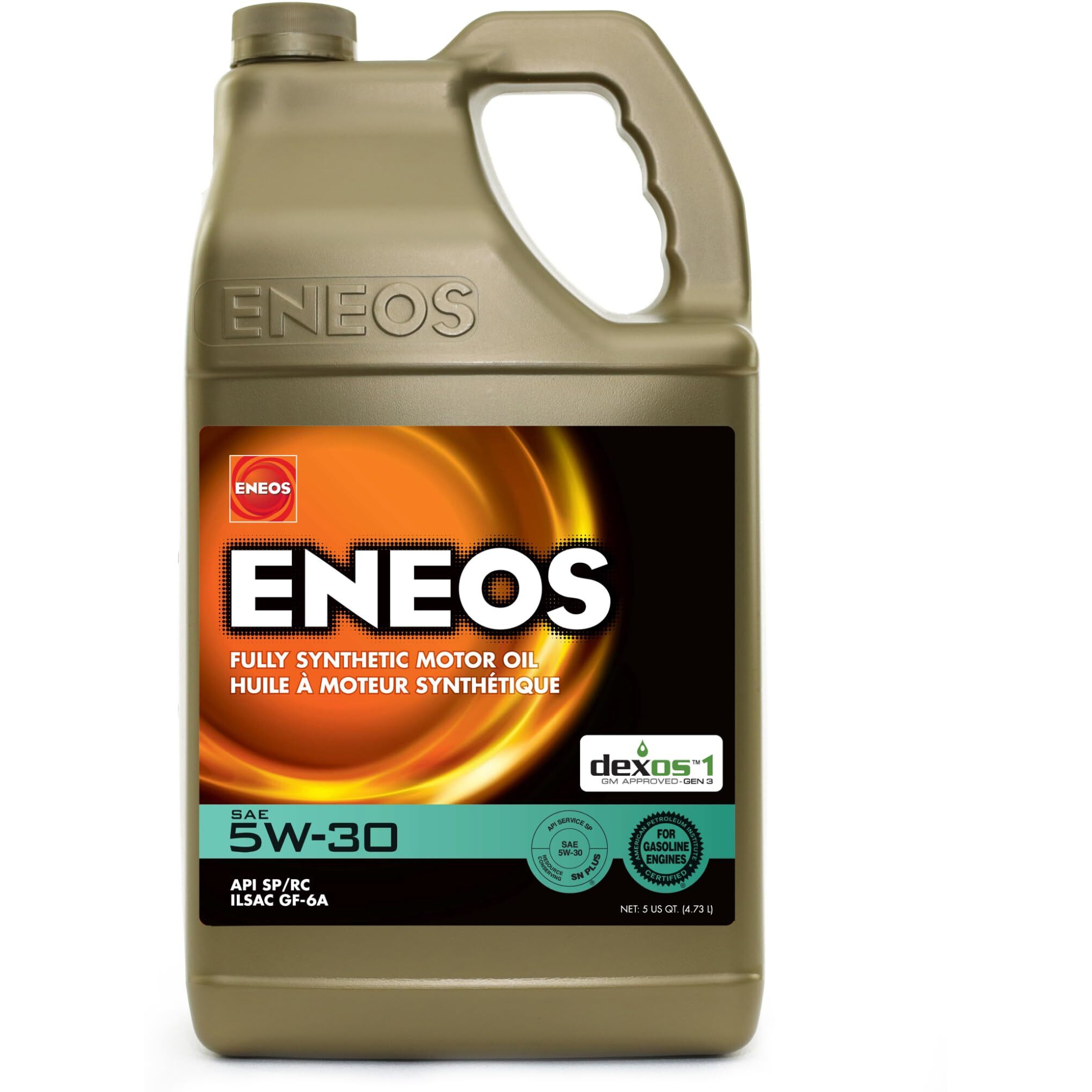 Eneos 5W-30 Fully Synthetic Motor Oil (5 Quart Single Pack)