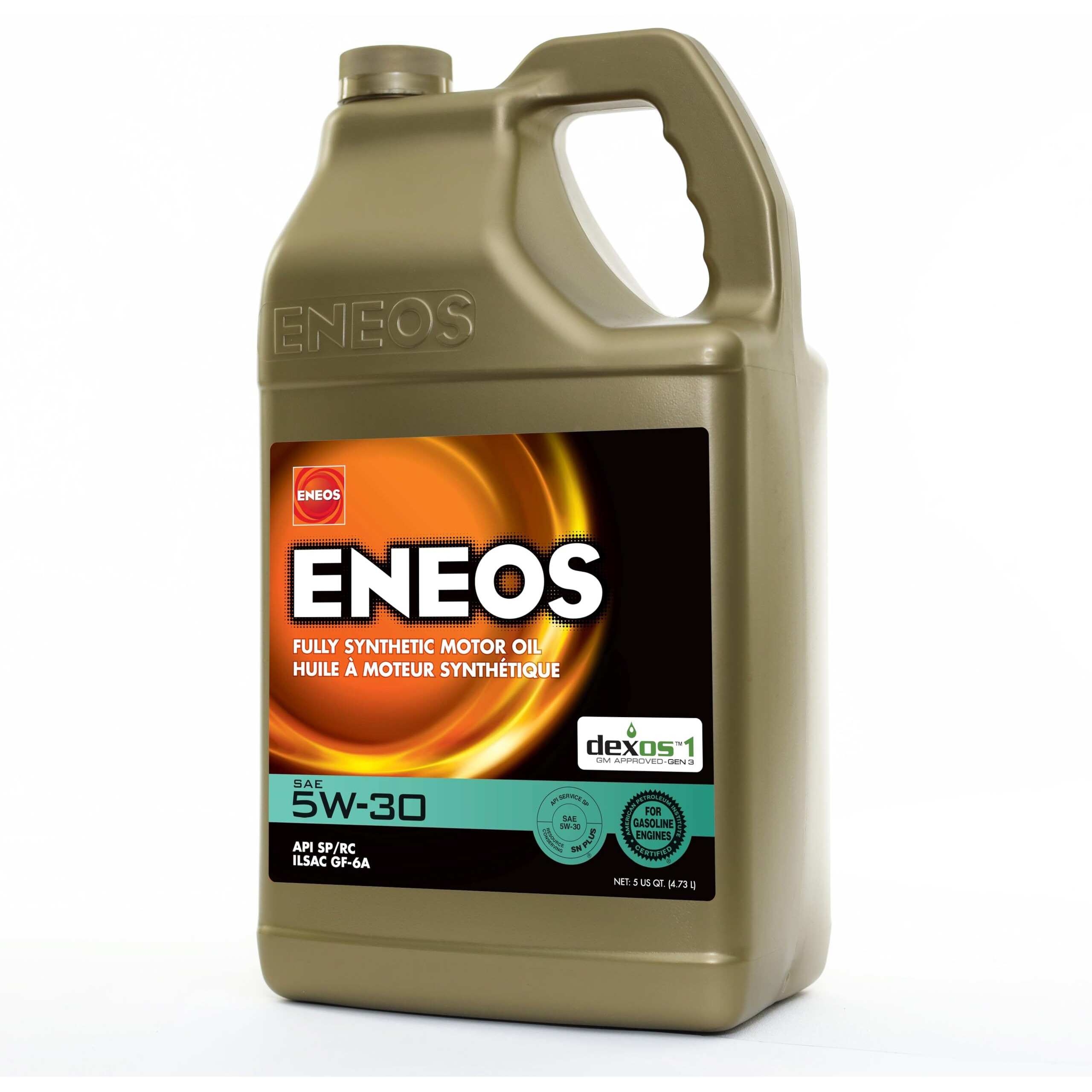 Eneos 5W-30 Fully Synthetic Motor Oil (5 Quart Single Pack)