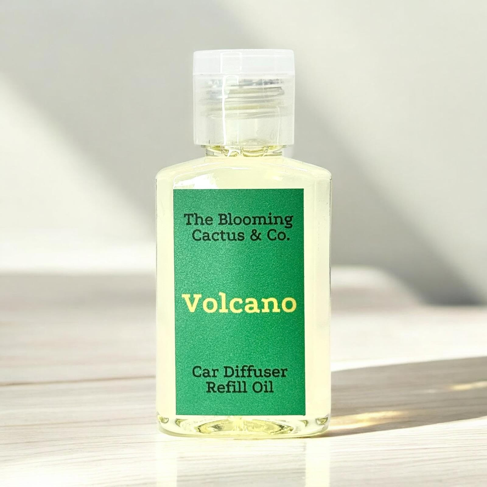 The Blooming Cactus & Co. - Car Diffuser Refill - Fragrance Oil Diffuser Refill - Reed Diffuser Refill 30 Gr (Volcano)