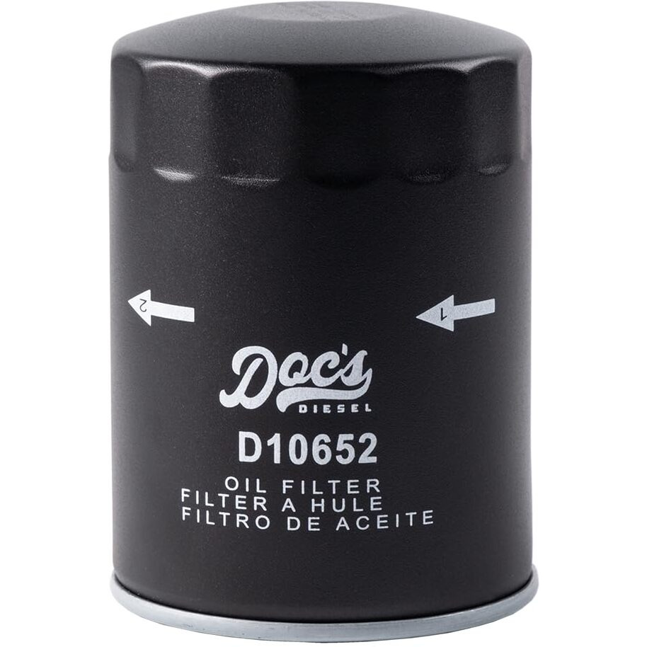 Doc's Diesel Oil Filter 12-Pack D10652-12 | Compatible With Nissan Titan Xd 5.0L Cummins 2016-2019 | Replaces Lfp3900