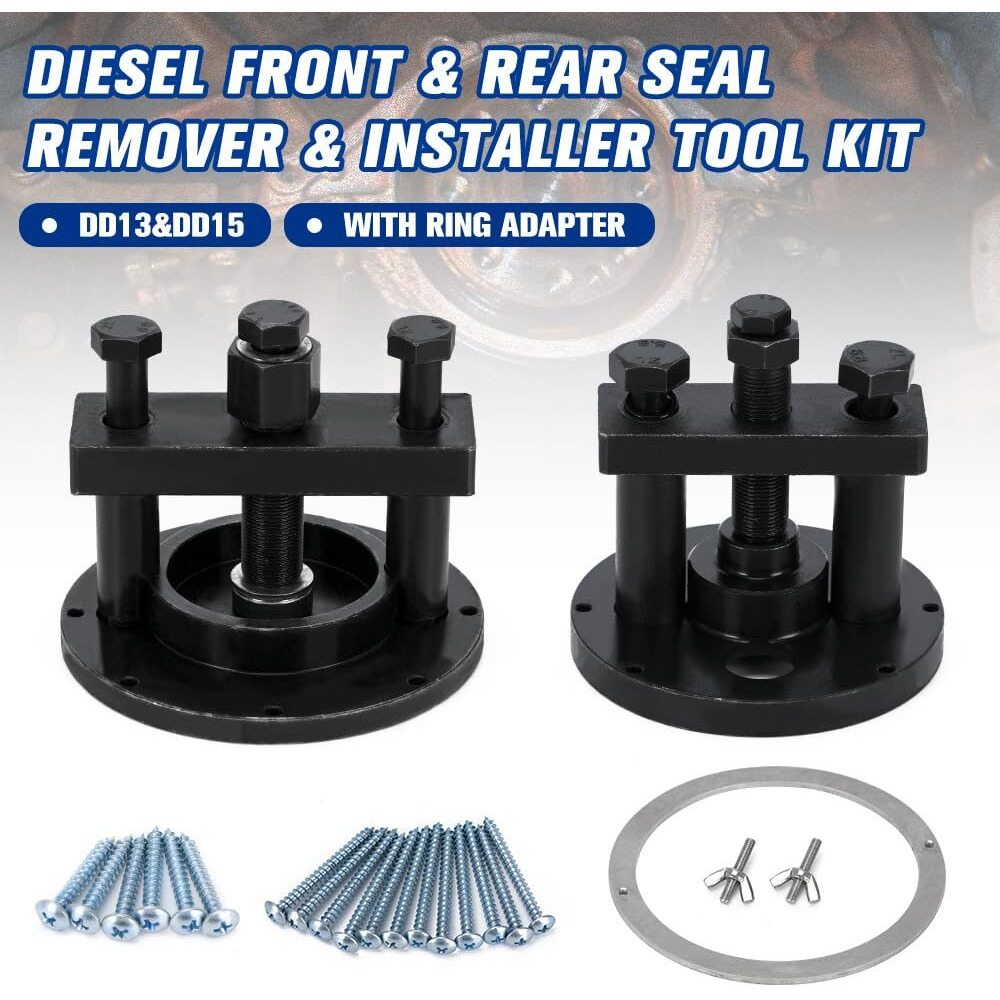 Crankshaft Oil Seal Front & Rear Seal Remover & Installer Tool Kit For Detroit Diesel Dd13 & Dd15 Engines W470589004300 W541589023300 W541589003400
