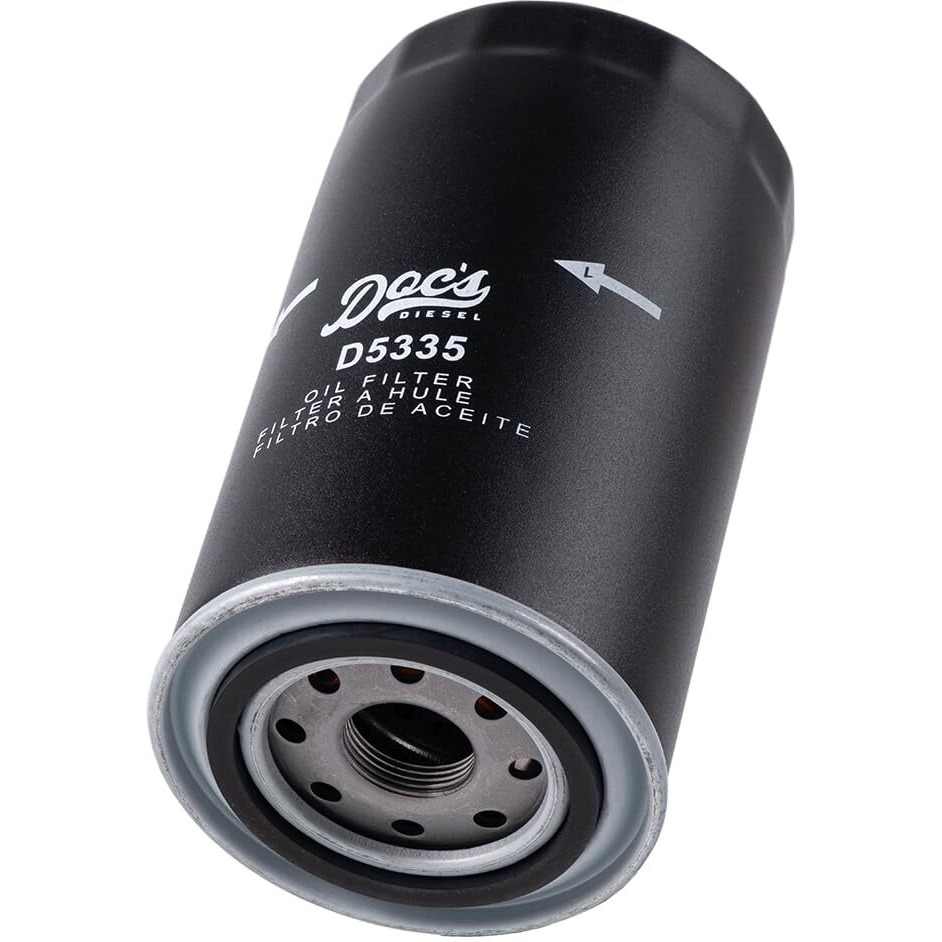 Doc's Diesel Oil Filter 12-Pack D5335-12 | Compatible With Ram 6.7L Cummins 2500, 3500, 4500, 5500 2007.5-2024, Ram 5.9L Cummins 2500, 3500, 4500, 5500 1989-2007.5 | Replaces 05083285Aa