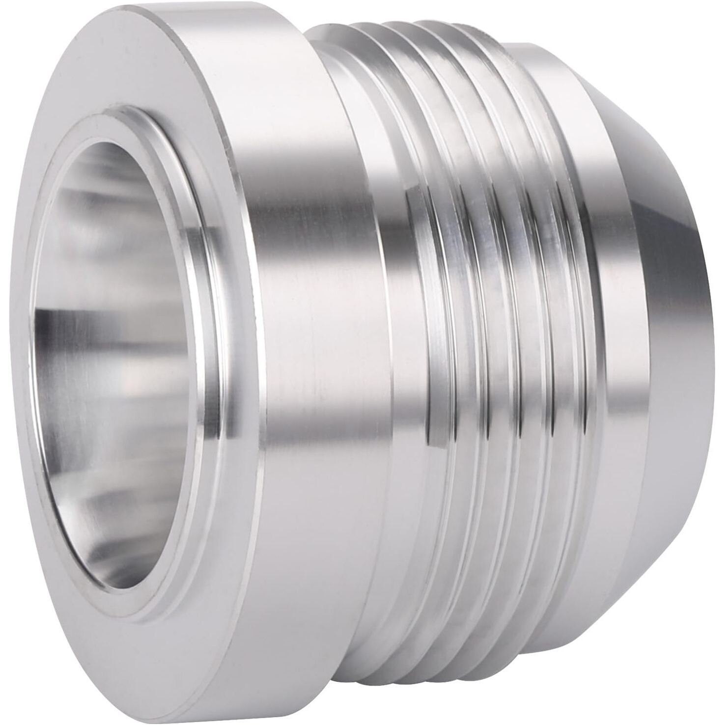 Podavelle 20An Male Flare Weld On Fitting Bung Adapter For Fuel Oil Hose Tank Aluminum