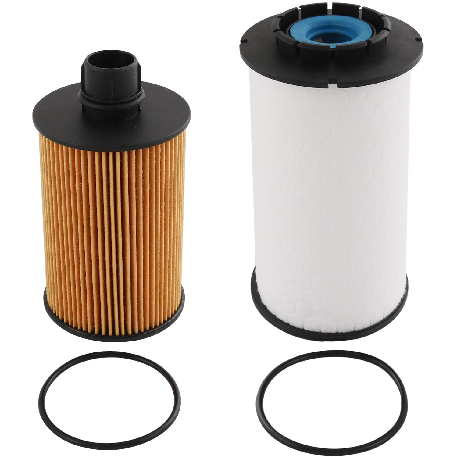 Radhlbniu 68235275Aa Fuel Filter And 68229402Aa Oil Filter Compatible With Ram 1500 3.0L V6 Ecodiesel Engine 2014-2019, Replace Cs11997 Wf10245