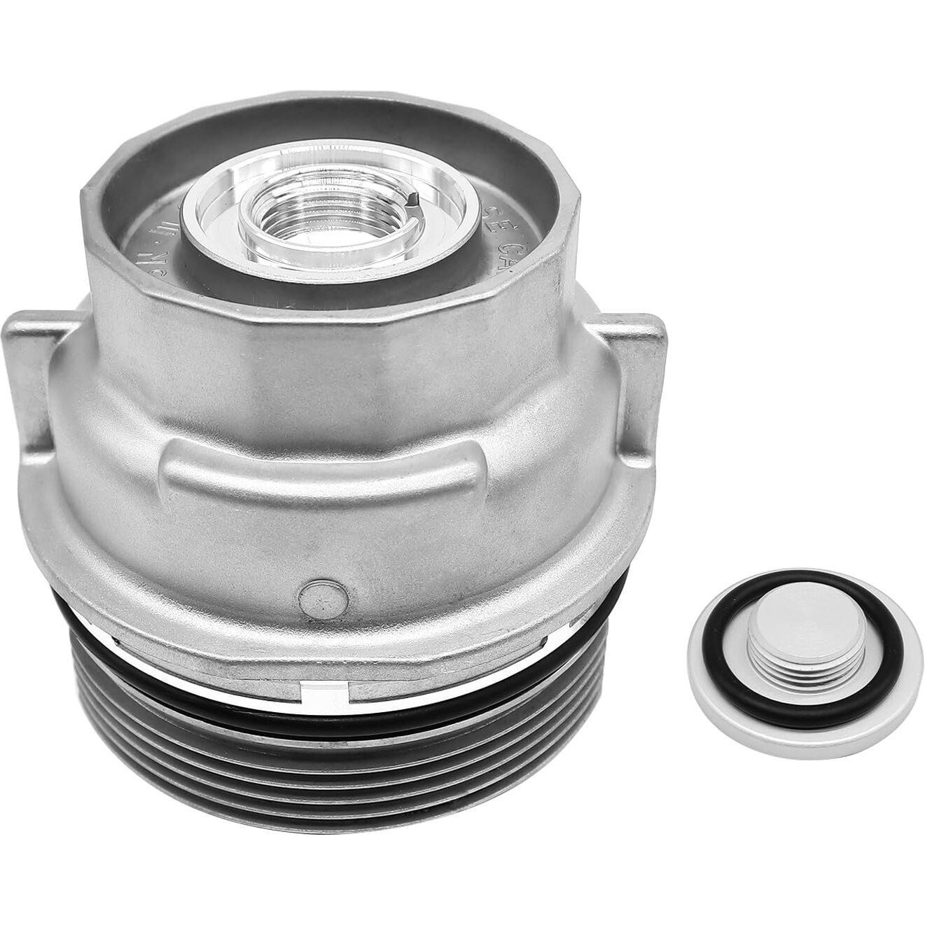 Oxcano Engine Oil Filter Cap Assembly 15620-31060 1562031060 15643-31050 1564331050 Compatible With Toyota Camry Tundra Rav4 4Runner Tacoma Highlander Sienna Venza Avalon Fj Cruiser