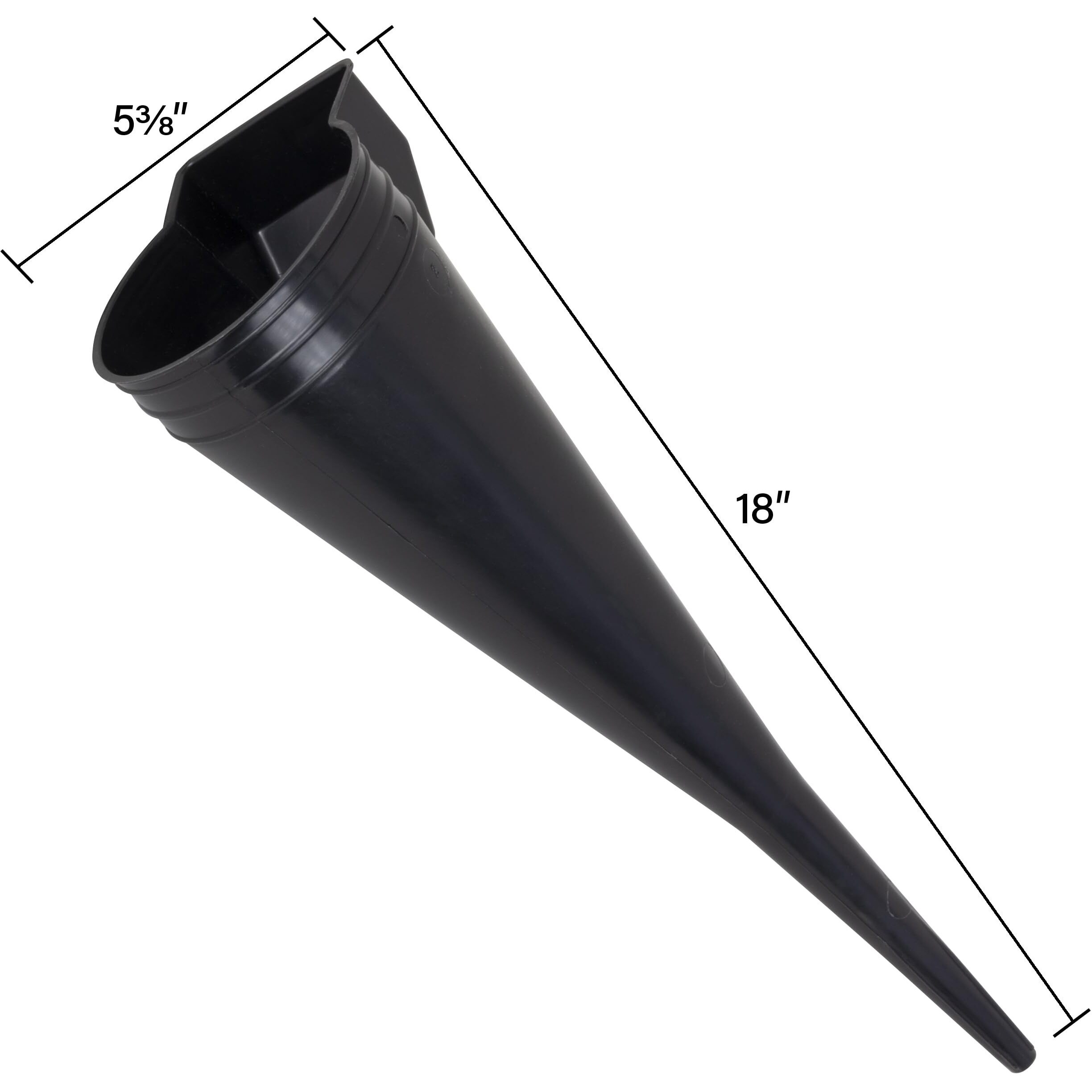 Scepter Amkit01 15.5 Quart Oil Drain Pan With Pour Spout And 18-Inch Mechanics Funnel Kit For Automotive Fluids Including Engine Oil, Anti-Freeze, Transmission Fluid And More, Black