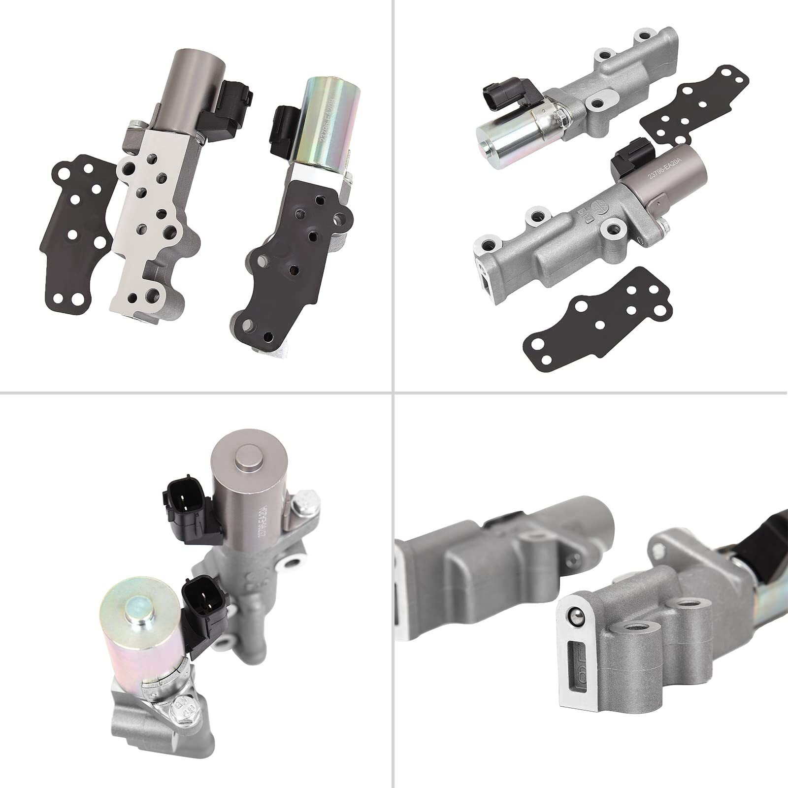 Engine Valve Variable Timing Solenoid Oil Control Vvt Left Right Compatible With Nissan Frontier Pathfinder Xterra Quest Maxima Altima Murano 350Z Oe 23796-Ea20A 23796Ea20B 917-011 917-012