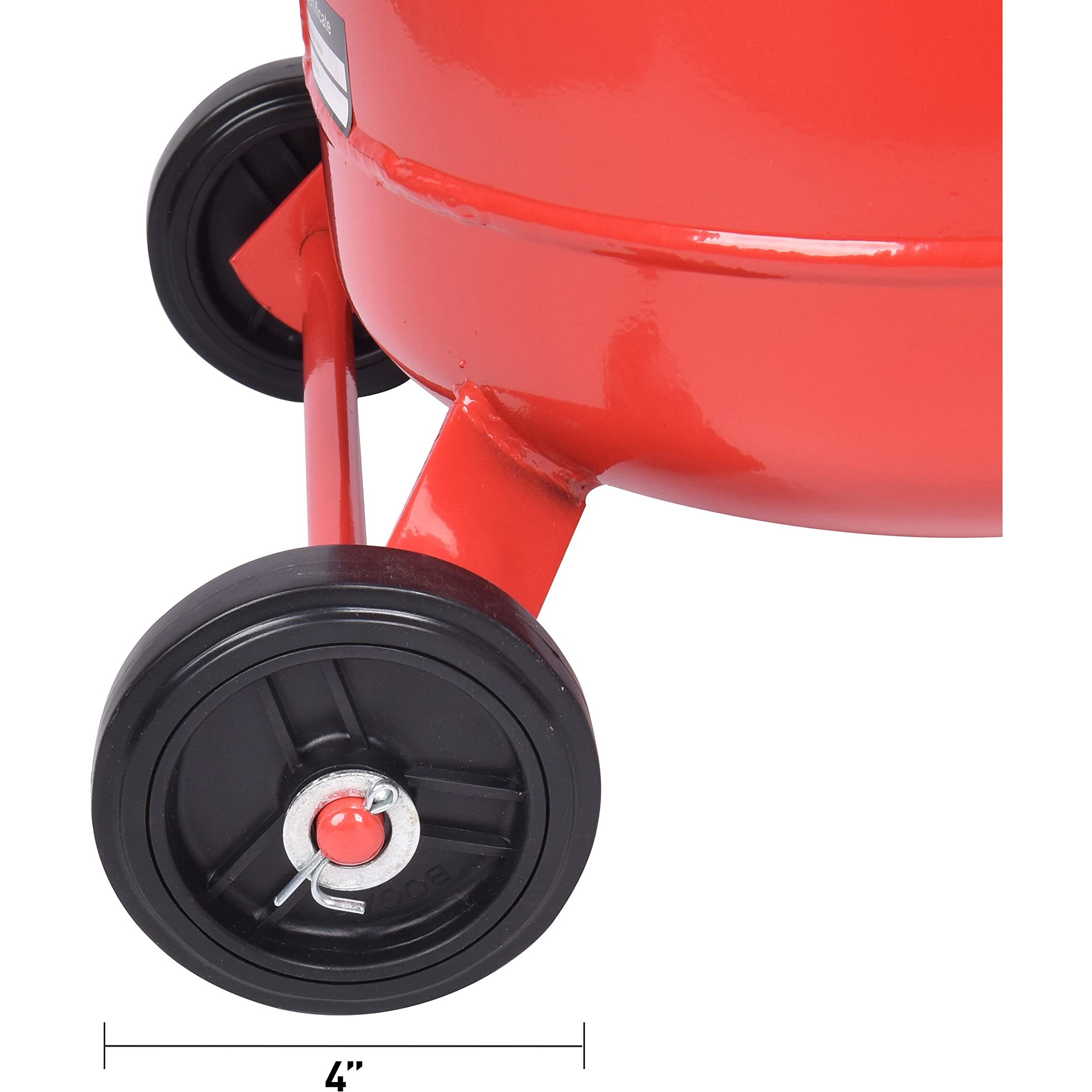 5 Gallon Portable Oil Lift Drain, Steel Oil Drain, Adjustable Height Waster Oil Drain For Changing Car And Truck Motor Oil, Red