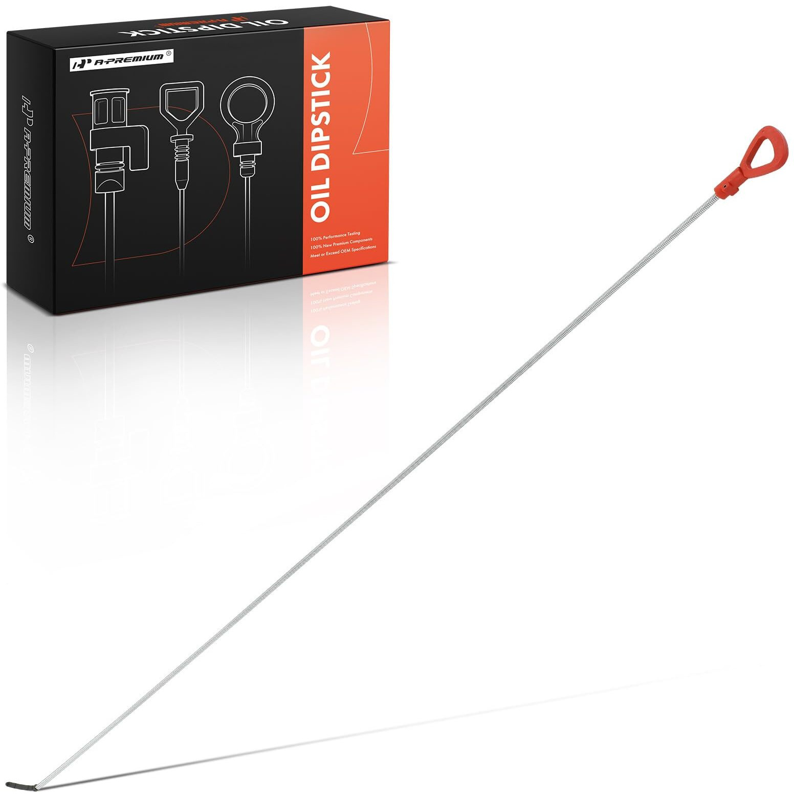 A-Premium Transmission Dipstick Compatible With Mercedes-Benz C220, C230, C240, C280, C32 Amg, C36 Amg, C43 Amg, E300, E320, S320, S350, S420 & Freightliner Sprinter 2500 3500, Oil Measuring Rod