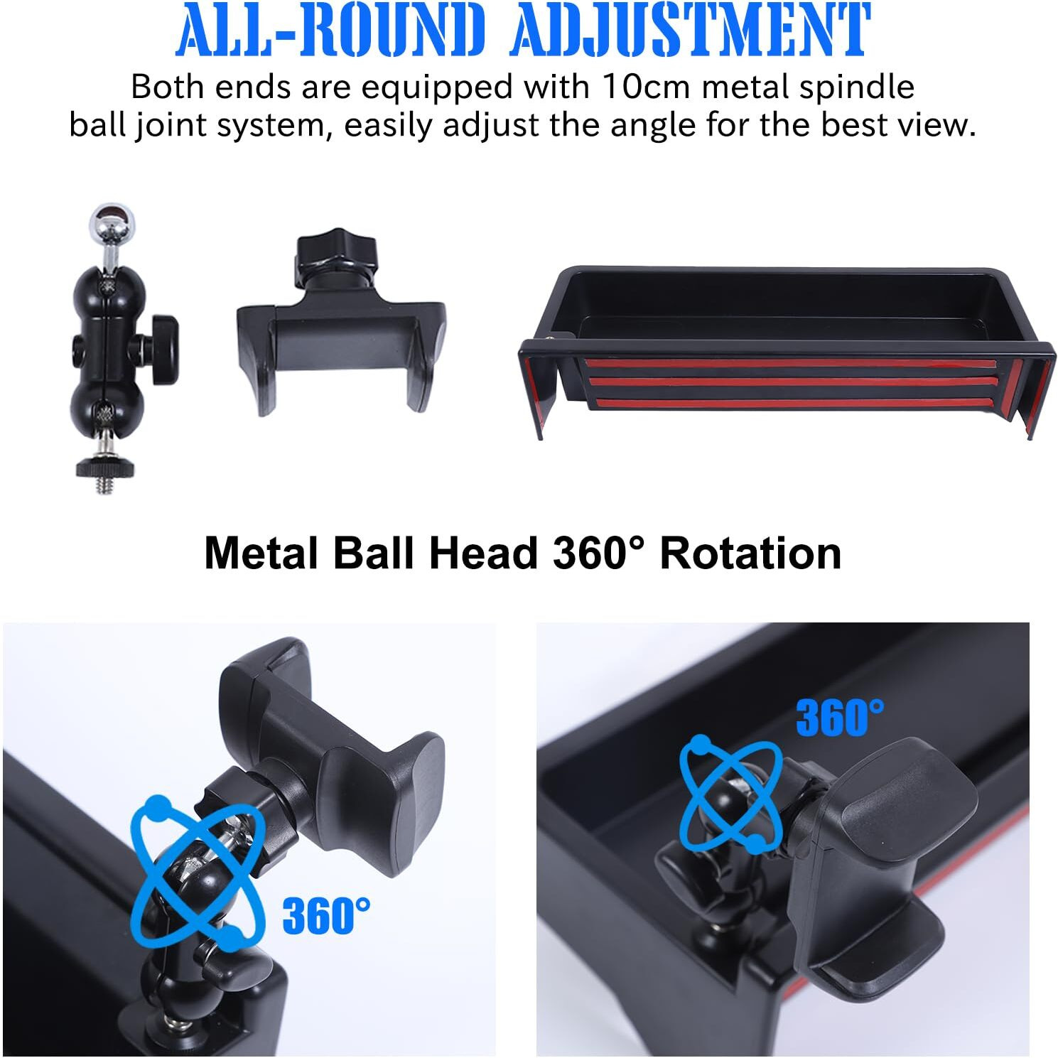 Center Console Dashboard Navigation Display Back Organizer Tray For 2024 2025 2026 Hummer Ev Suv/Pickup,With Multifunctional Abs Car Cell Phone Holder,Insert Auxiliary Storage Tray Kits (A Style Base)