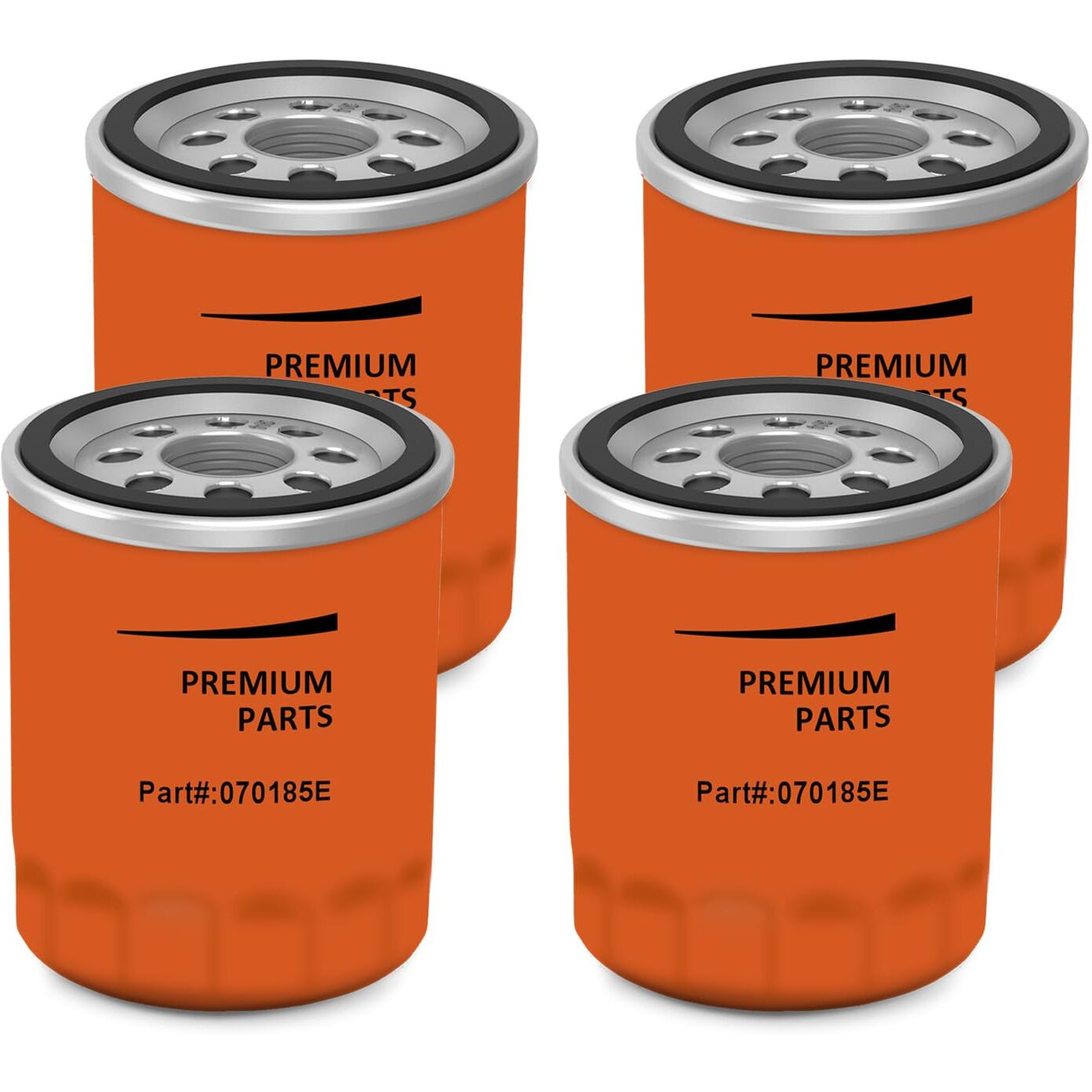 070185E Oil Filter Fit For 10-20Kw Generator 760Cc 990Cc Engines Compatible With 070185Es(4 Pack)