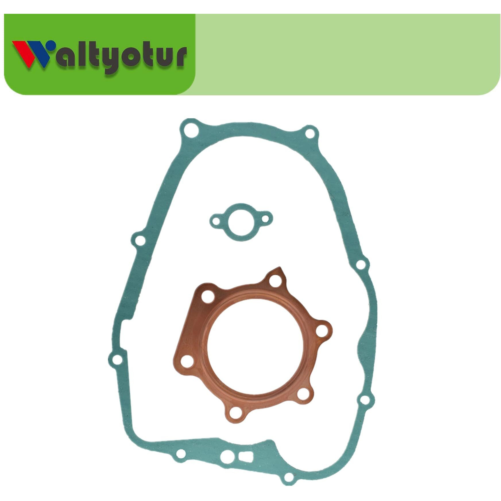 Waltyotur Complete Engine Gasket Kit Set With Oil Seals Replacement For 1988-2006 Yamaha Blaster 200 Yfs200