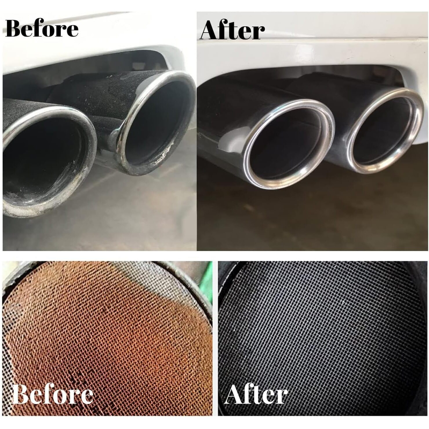 2 Pcs Catalytic Converter Cleaner Auto Parts Engine, Exhaust System Pipe Carbon Removal Cleaner Treatment Additive Oil, Fuel System Treatment Oil Additive For Gas And Diesel Car