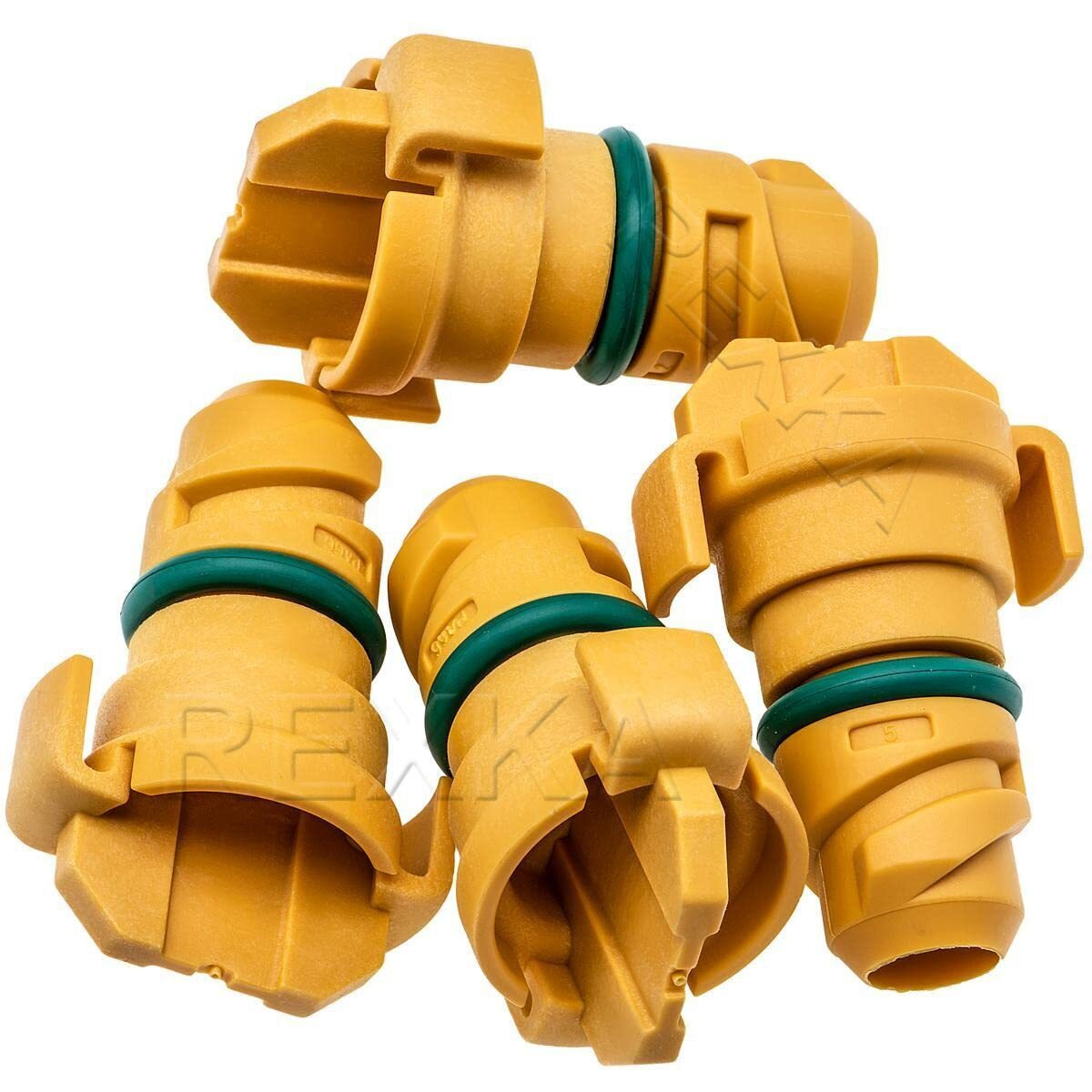 Rexka 4Pcs Plastic Engine Oil Drain Plug For Ford Kx6Z6730B F-150 F150 Mustang Lincoln Continental Mkz Nautilus Navigator