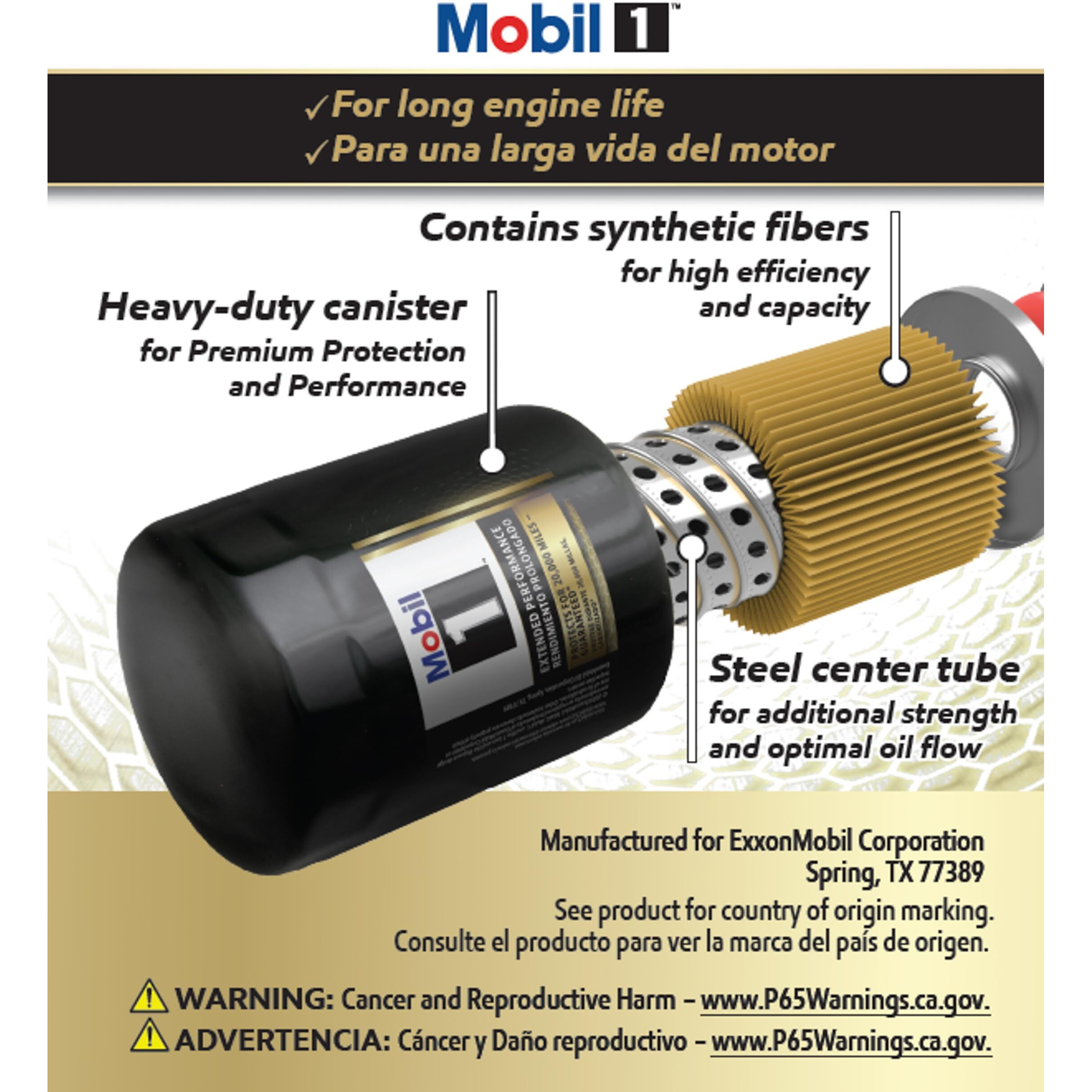 Mobil 1 M1-108A Extended Performance Oil Filter - Pack Of 6