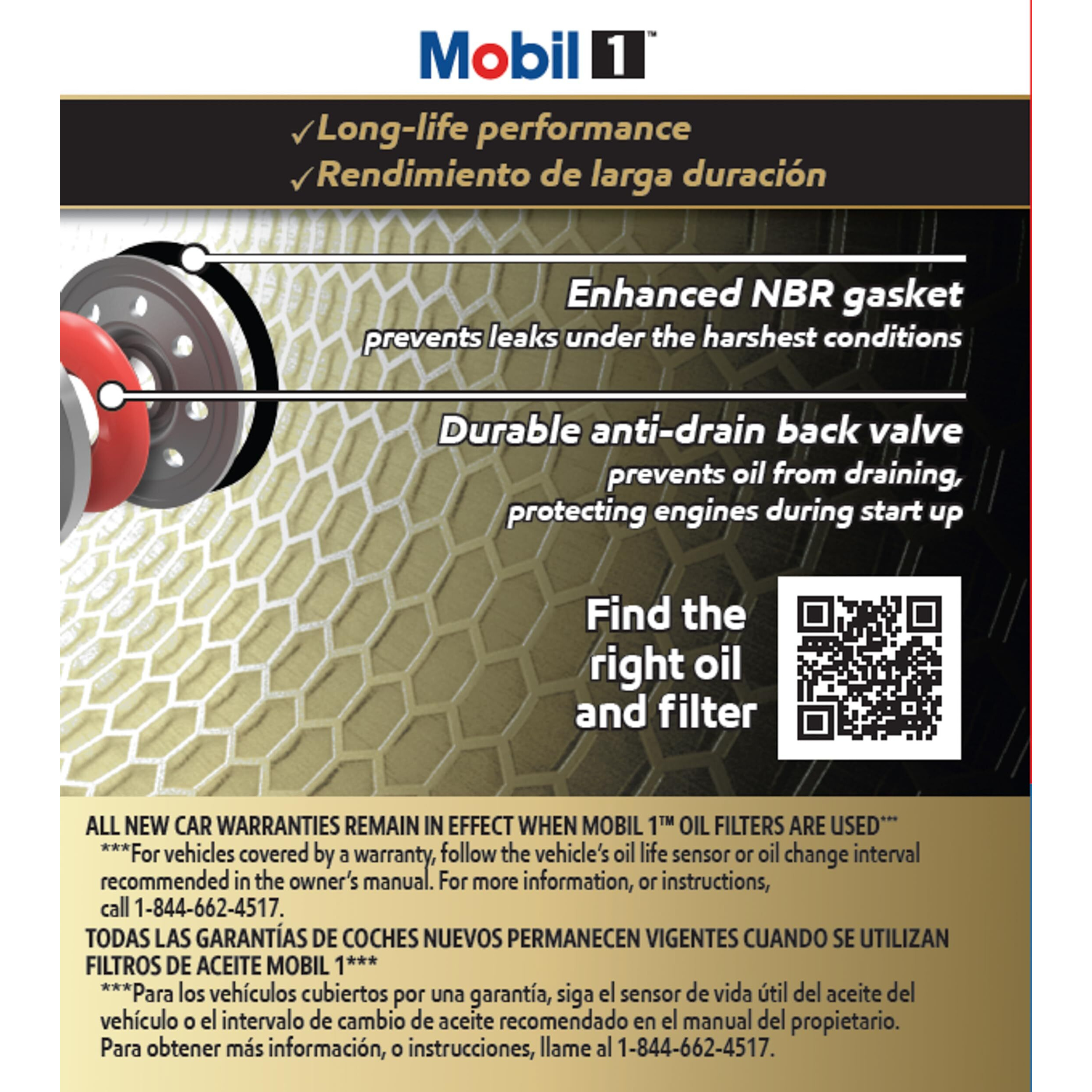 Mobil 1 M1-108A Extended Performance Oil Filter - Pack Of 6