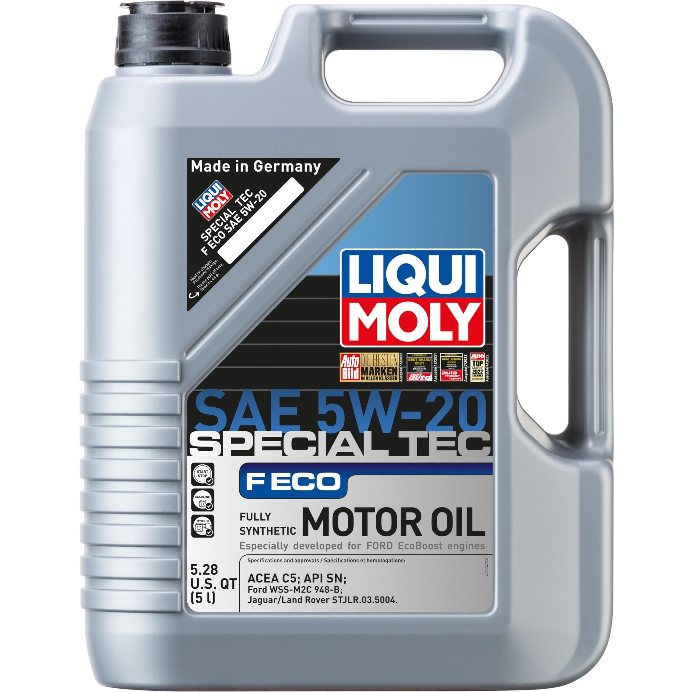 Liqui Moly Special Tec F Eco Sae 5W-20 | 5 L | Fully Synthetic Engine Oil | Sku 2264